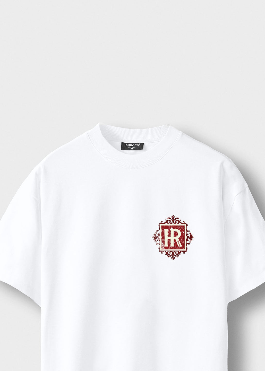 burocs-t-shirts-oversize-t-shirt-hotel-emblem-wei-print image 3