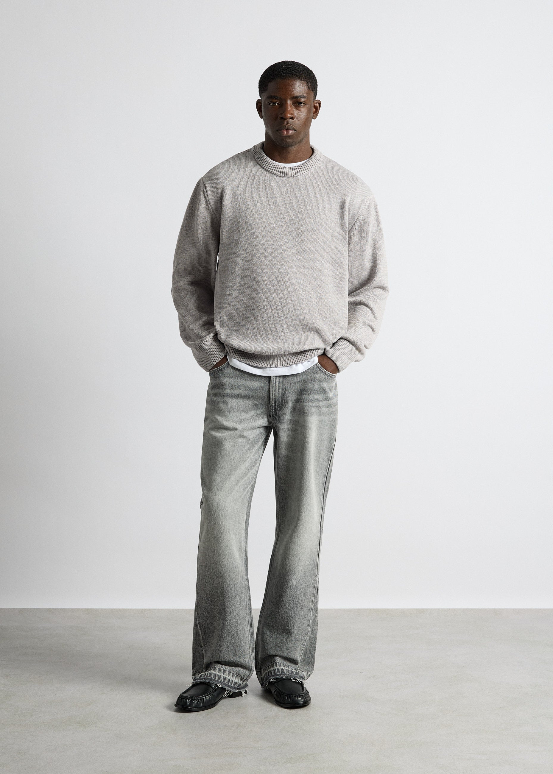 burocs-cotton-crewneck-sweater-light-grey-m-baumwolle image 4