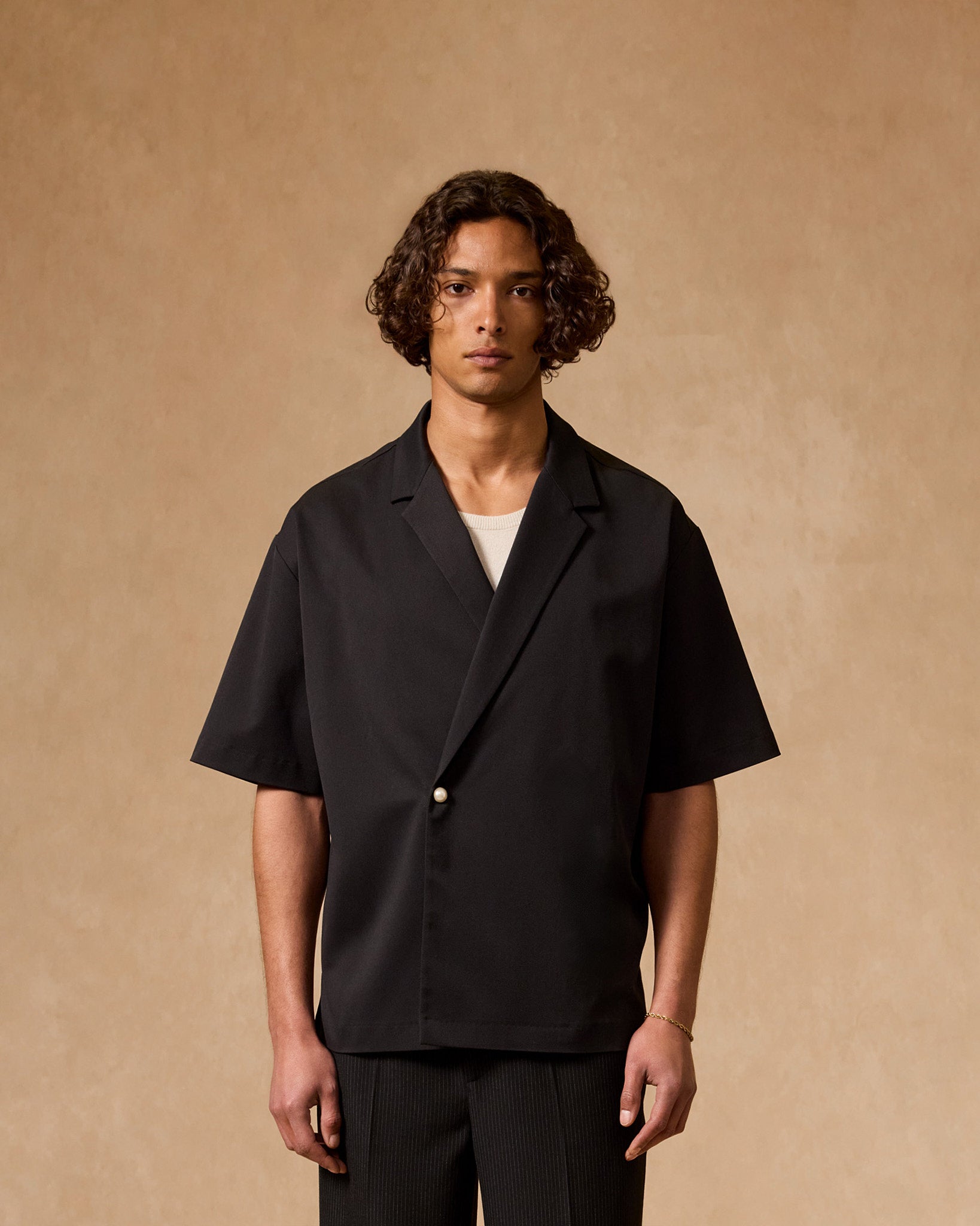 eightyfive-double-breasted-twill-shirt-black-m-relaxed image 3