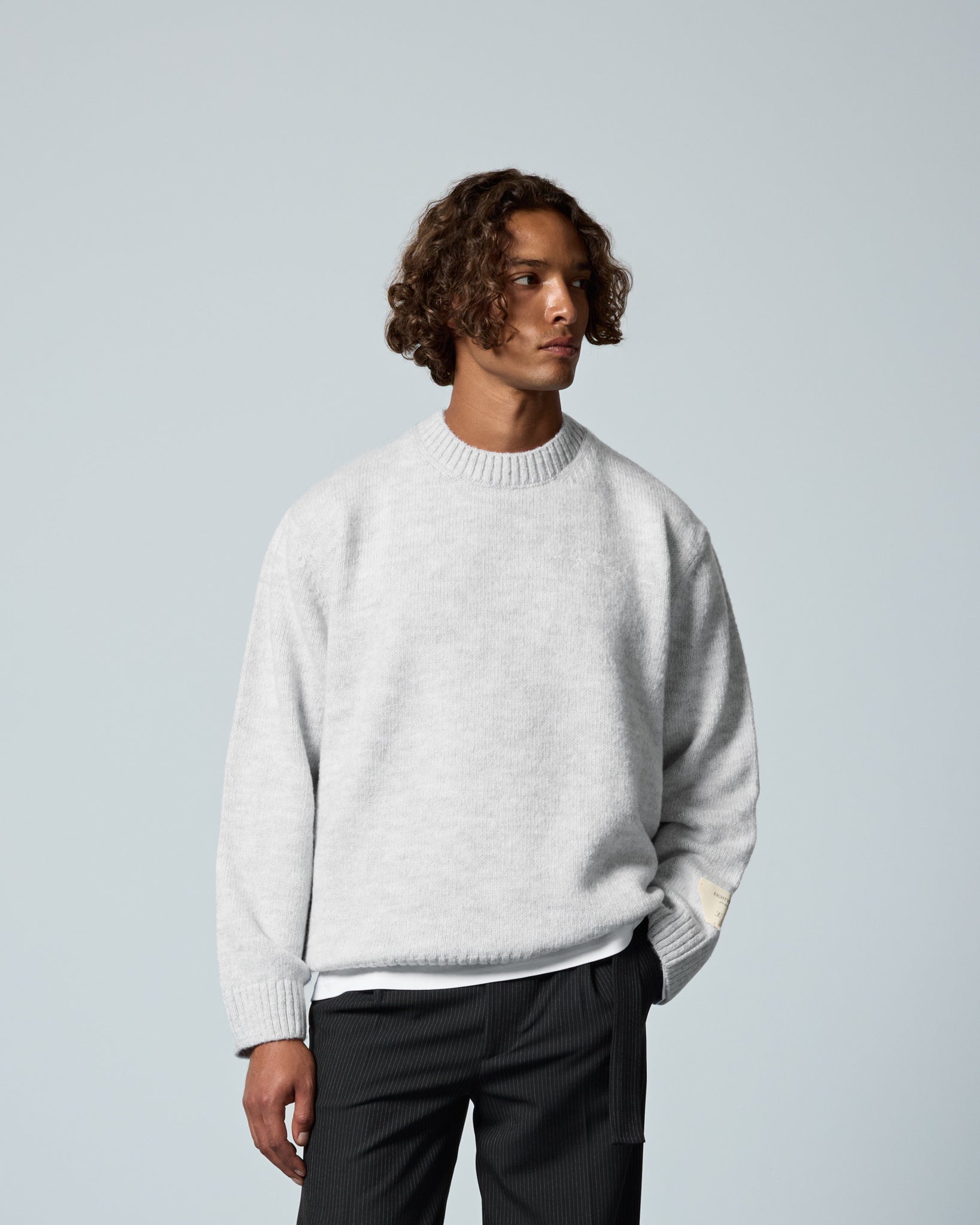 eightyfive-crew-neck-sweater-pullover-light-grey-melange image 3