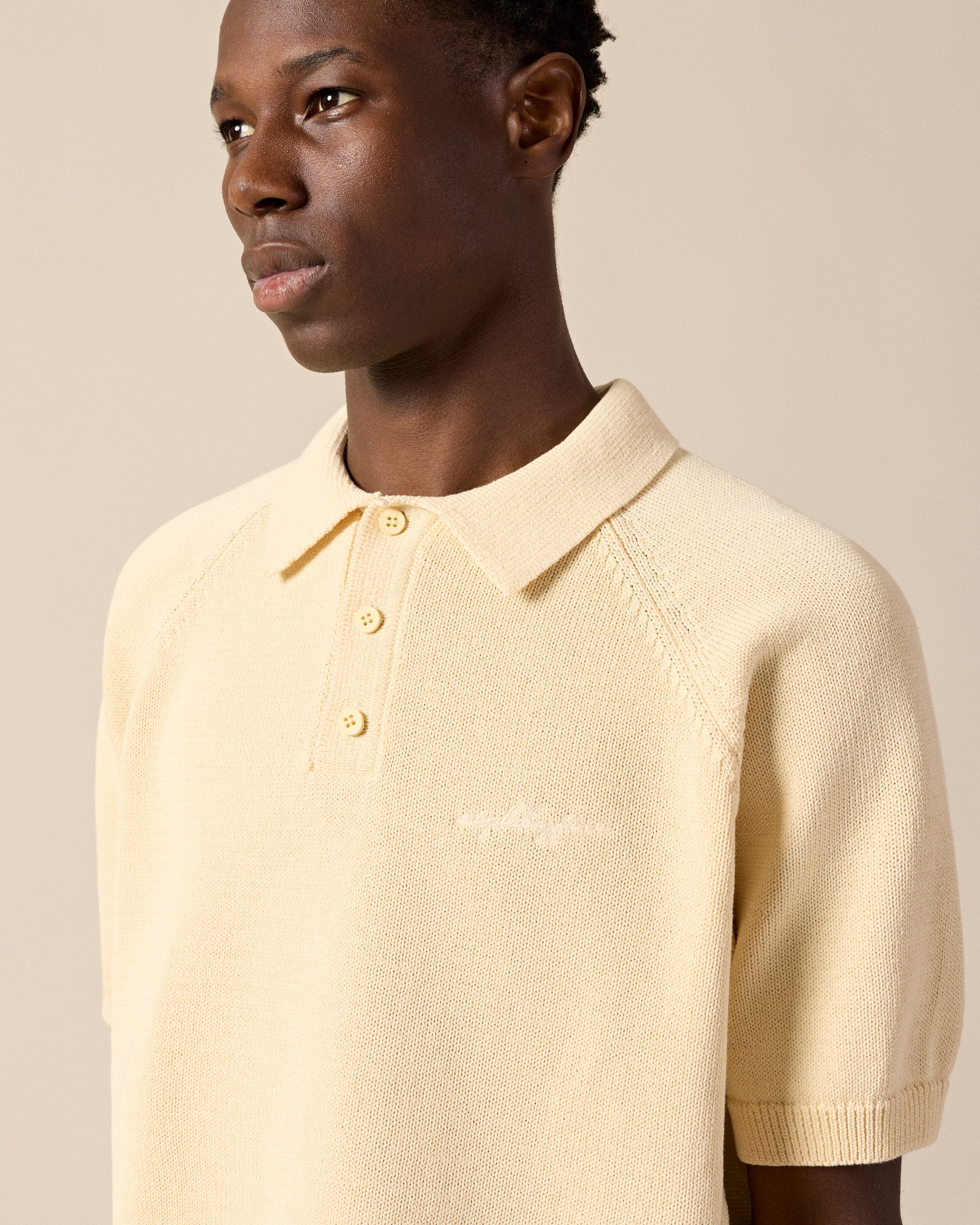 eightyfive-tops-raglan-knit-poloshirt-polo-pale-yellow-regular image 6