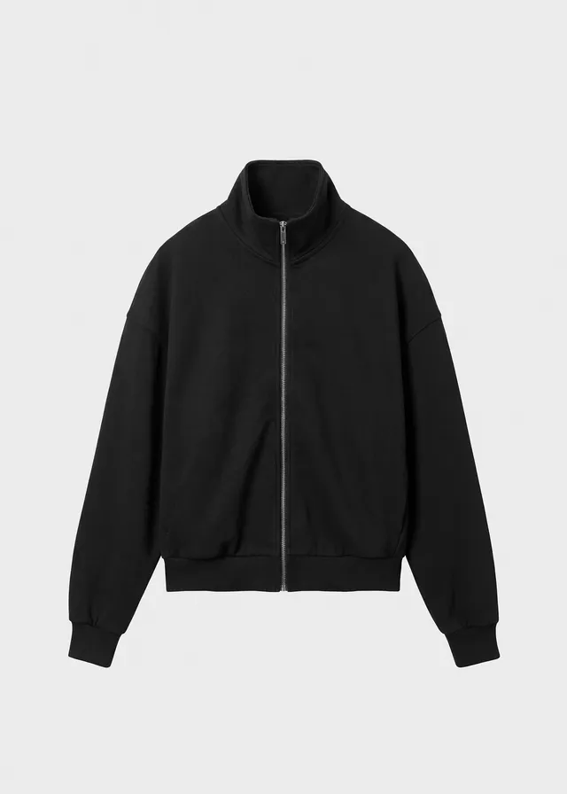 burocs-sweater-full-zip-sweater-black-oversize image 1
