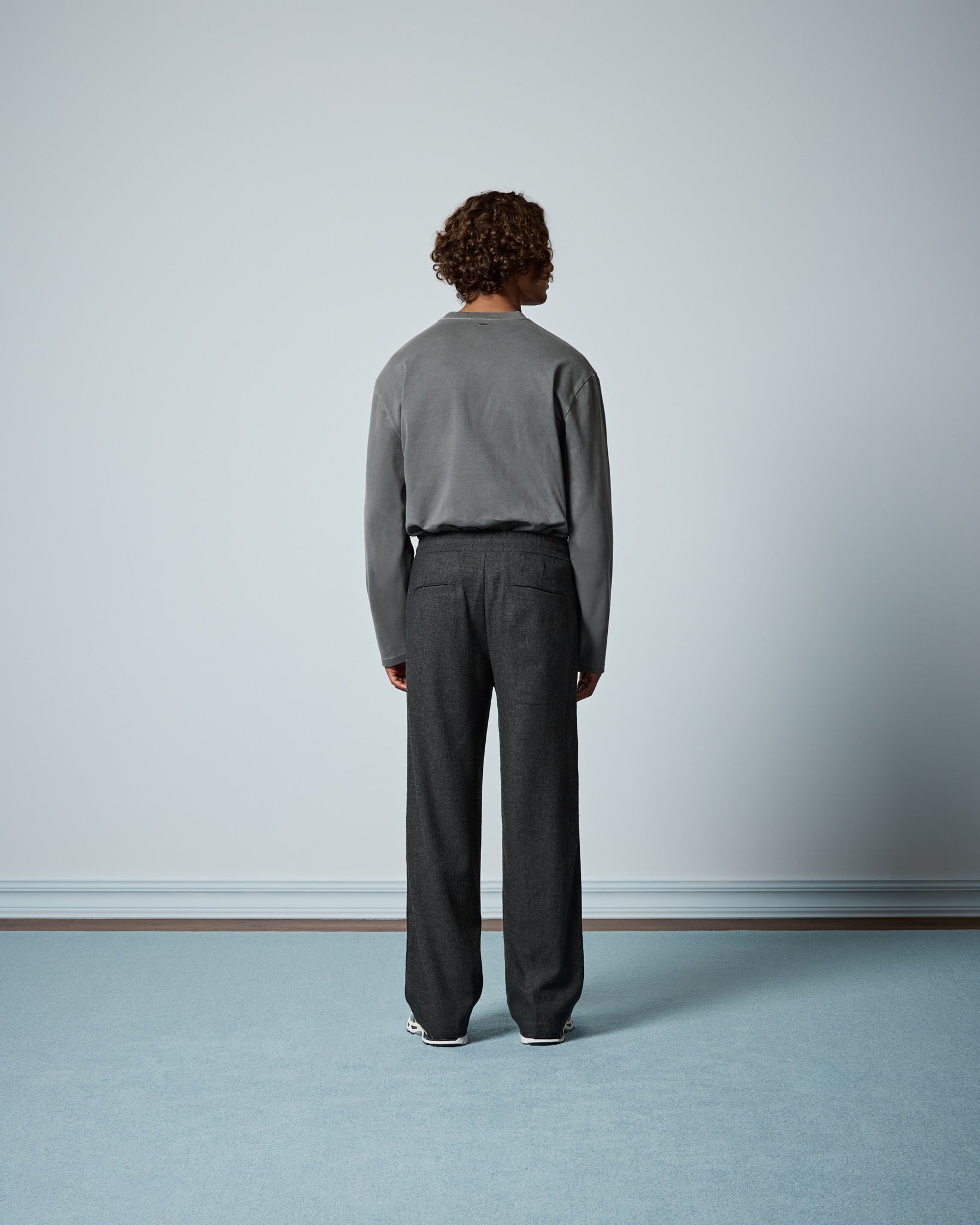 eightyfive-wool-pants-wollhose-grey-melange-elastikbund image 6