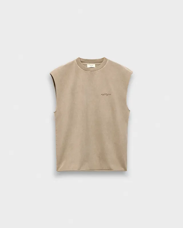 eightyfive-loose-tanktop-taupe-oversized-270gsm image 1