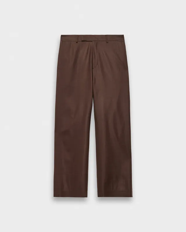 eightyfive-wool-tailored-pants-brown-90-wolle image 1