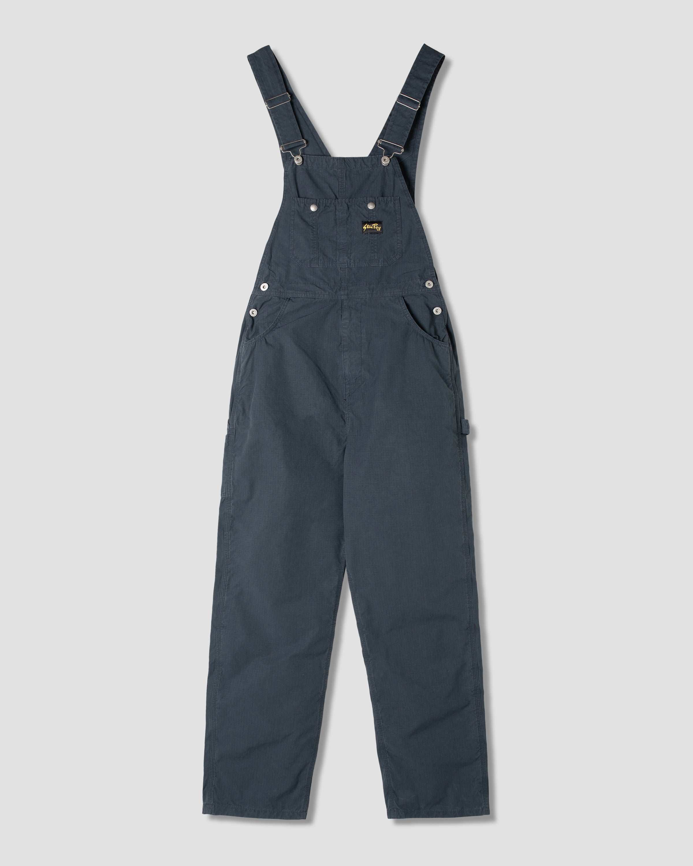 stan-ray-earls-bib-latzhose-navy-ripstop-baumwolle image 1