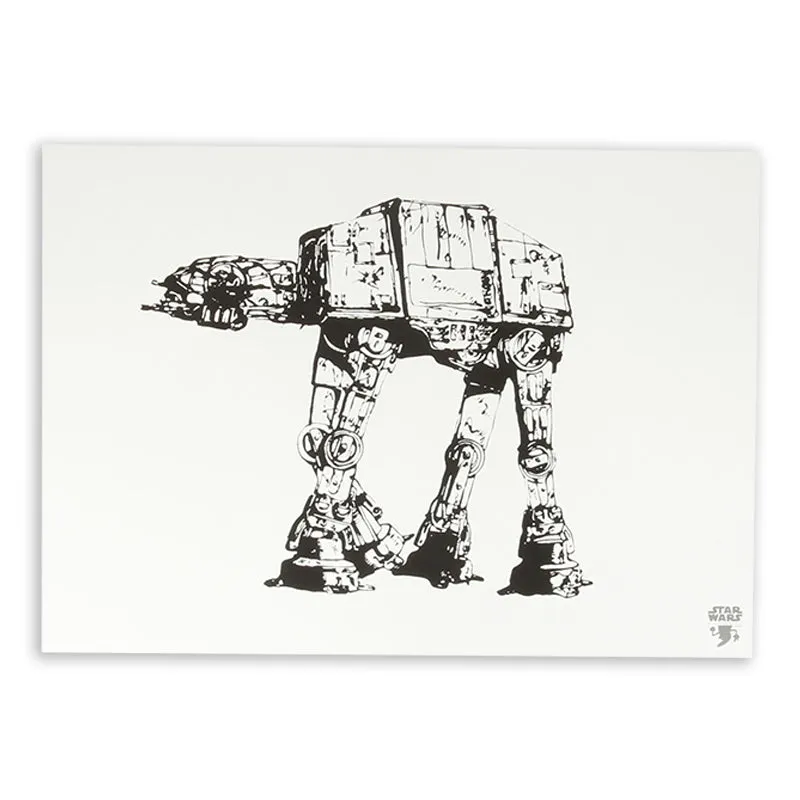 le-fix-star-wars-at-at-poster-50x70-weiss image 1
