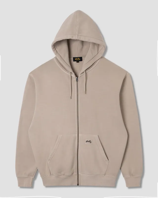 stan-ray-patch-zip-hood-sweatjacke-eucalyptus-baumwolle image 1