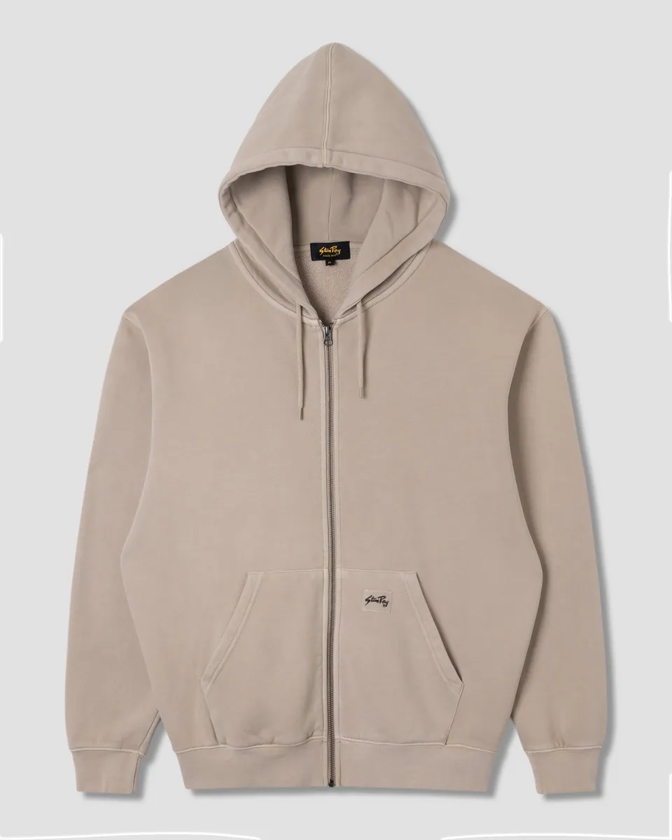 stan-ray-patch-zip-hood-sweatjacke-eucalyptus-baumwolle image 1
