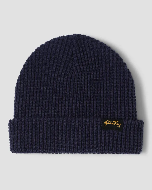 stan-ray-waffle-beanie-m-tze-navy-acryl image 1