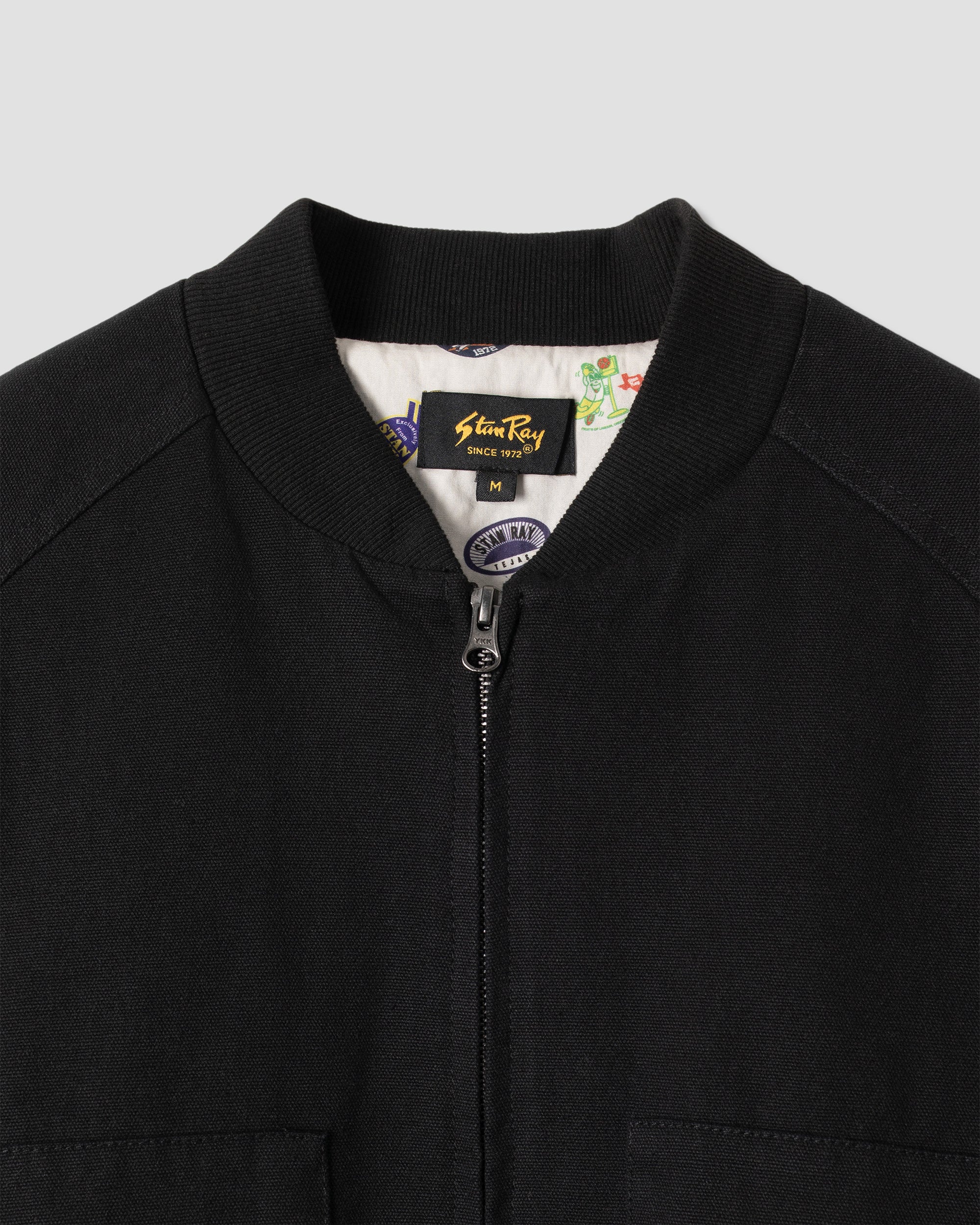 stan-ray-bomberjacke-washed-black-baumwolljacke-herren image 3
