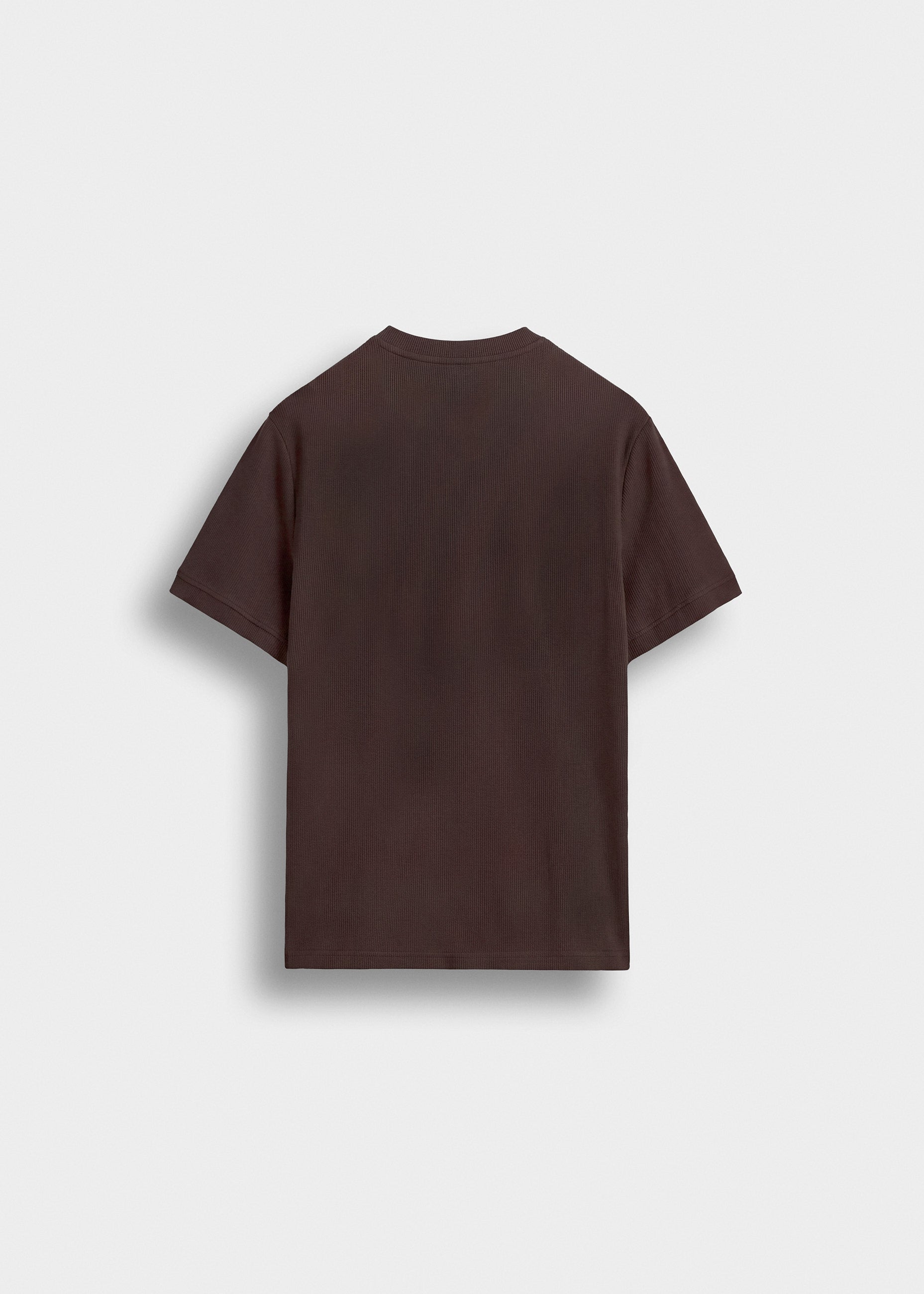 burocs-rib-henley-t-shirt-herren-braun-slim-fit image 2