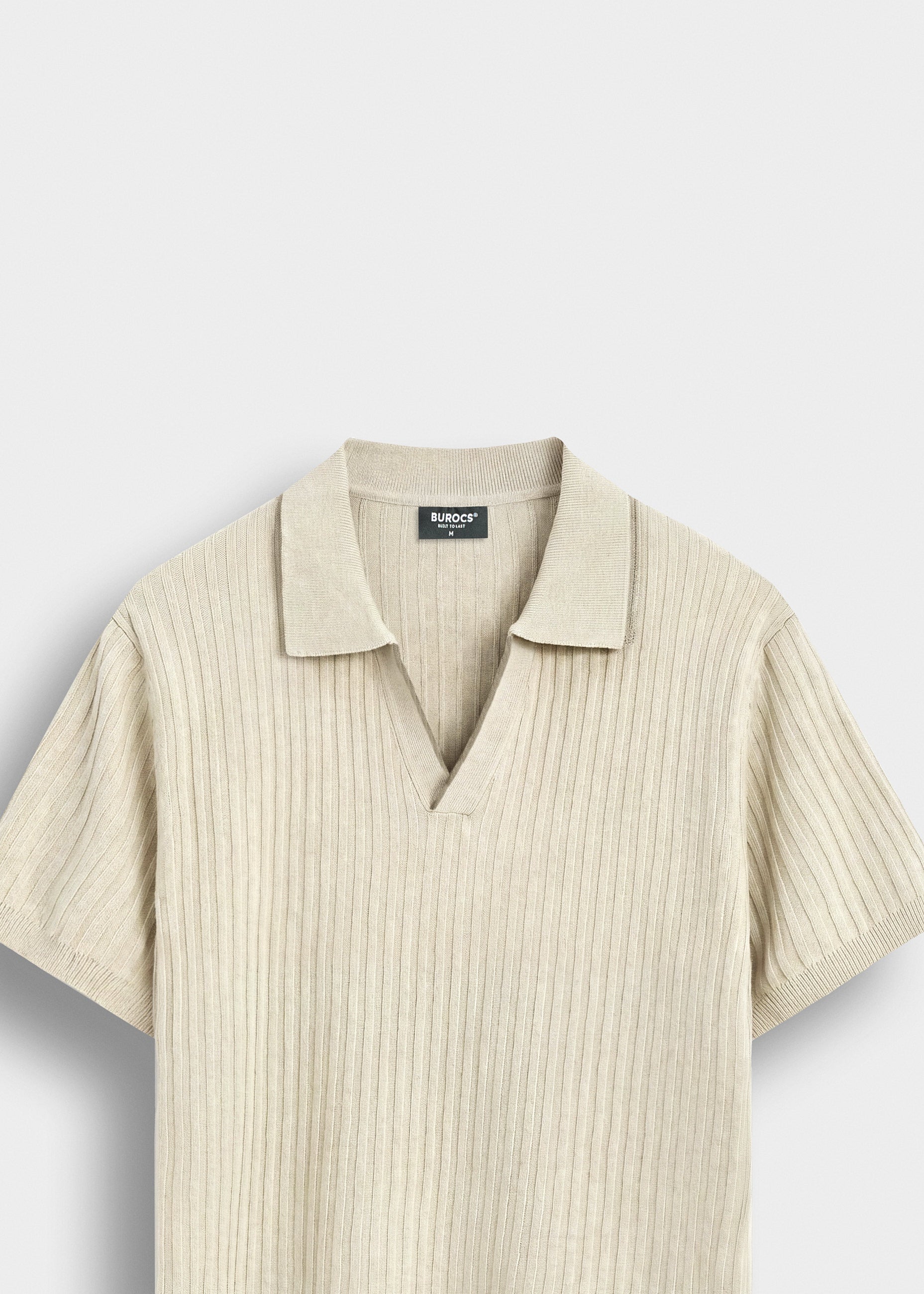 burocs-t-shirts-polo-t-shirt-poloshirt-beige-regular-fit image 3