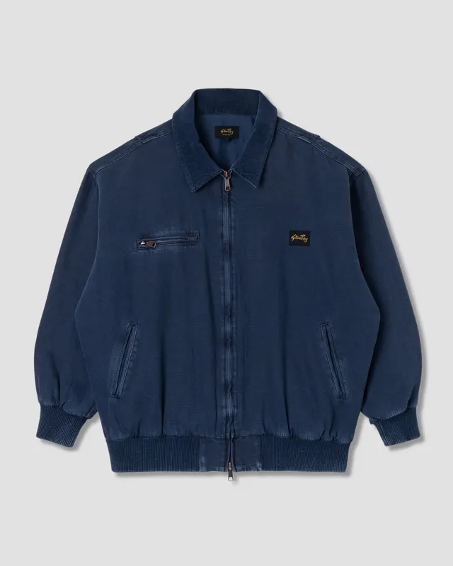 stan-ray-roughneck-bomberjacke-washed-navy-mit-kragen image 1