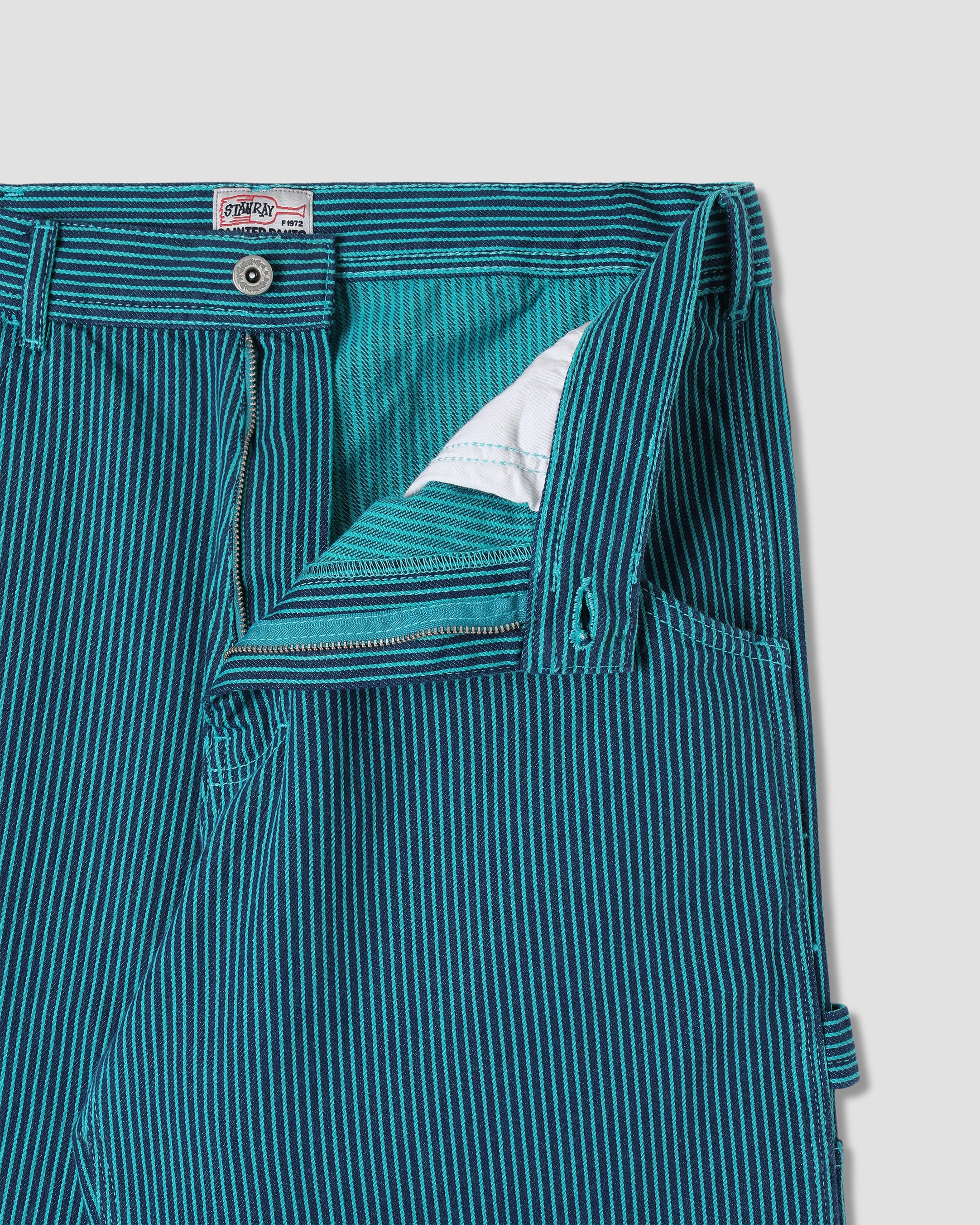 stan-ray-big-job-painter-arbeitshose-blue-teal-hickory image 5