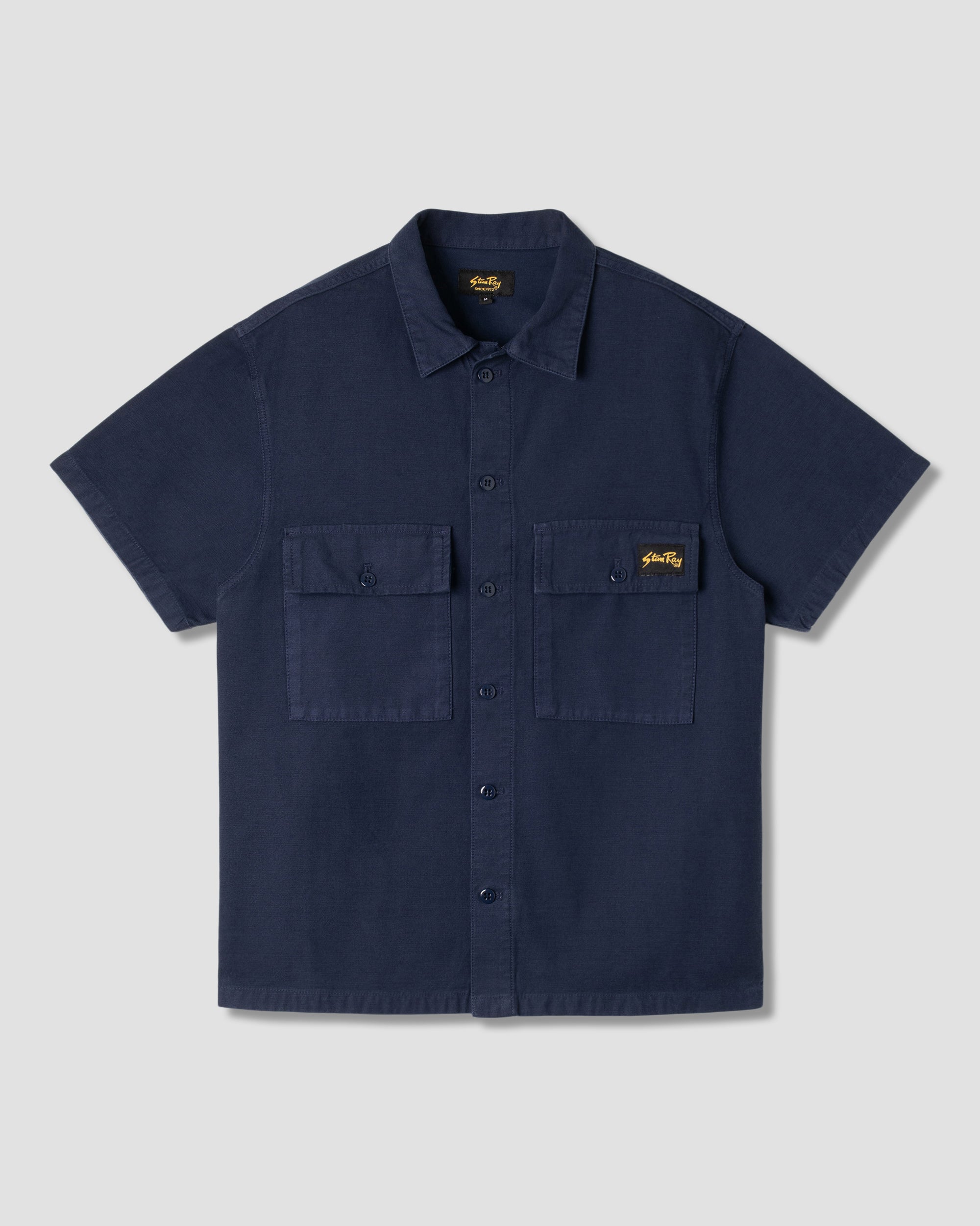 stan-ray-cpo-short-sleeve-shirt-hemd-navy image 1