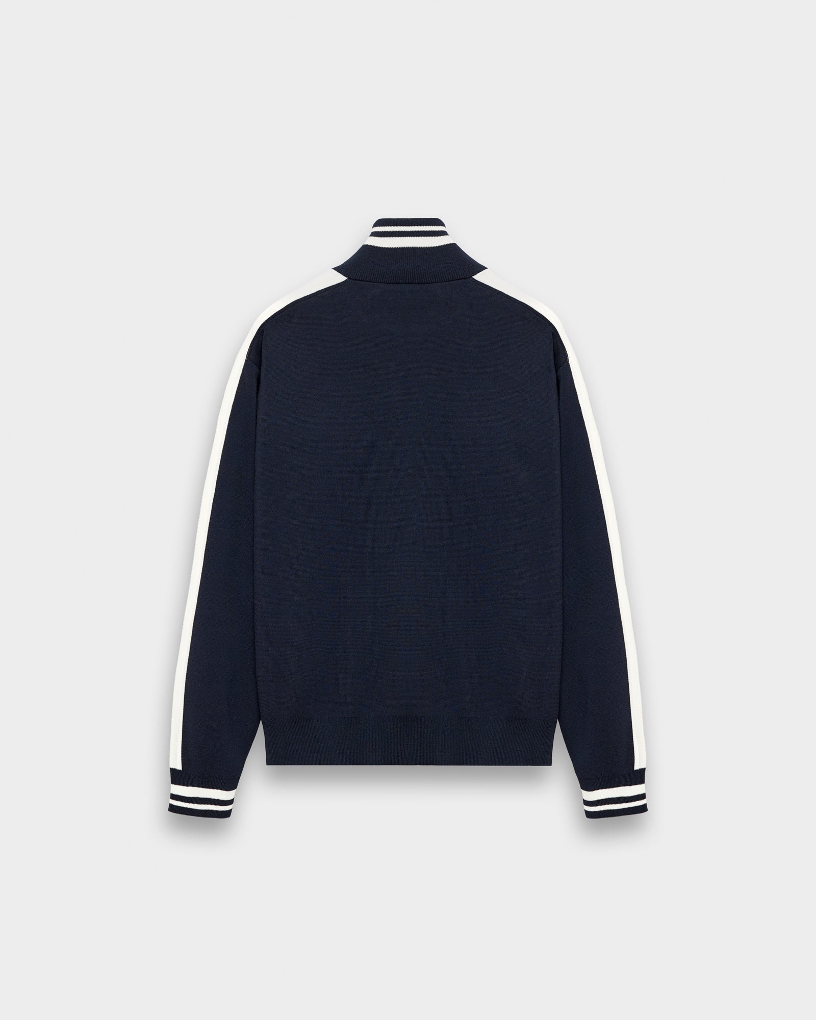eightyfive-knit-trackjacket-jacke-navy-stehkragen image 2