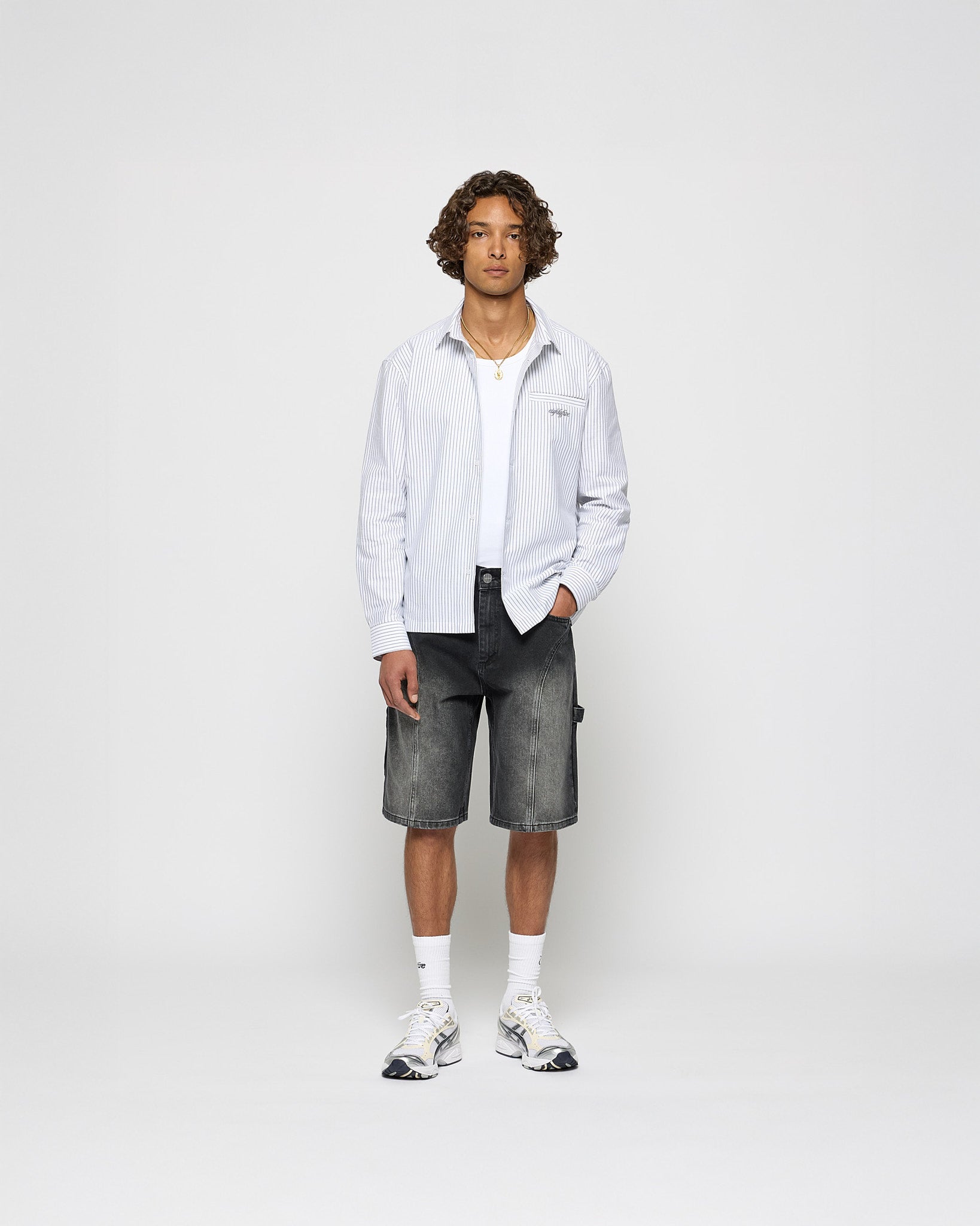 eightyfive-bottoms-dividing-seams-baggy-shorts-denimshorts-granite-black image 6