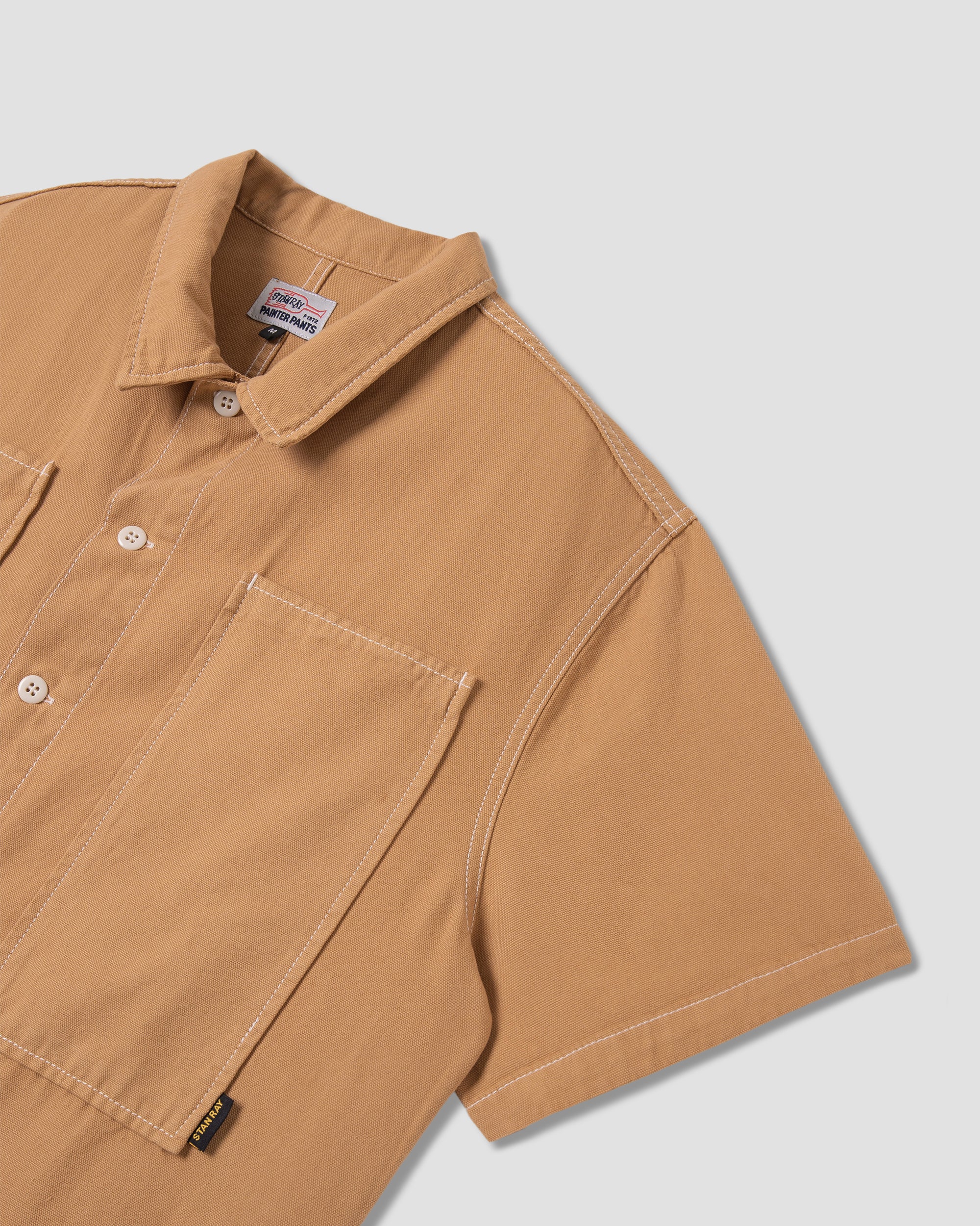 stan-ray-painter-shirt-apple-cinnamon-canvas-kurzarmhemd-relaxed image 5