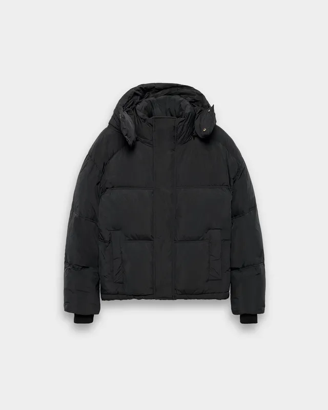 eightyfive-nylon-down-puffer-jacket-herren-black-daunen image 1