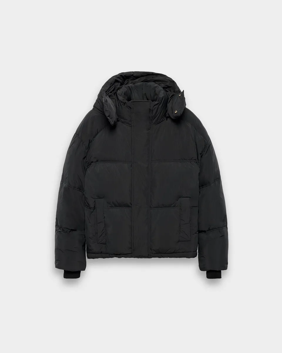 eightyfive-nylon-down-puffer-jacket-herren-black-daunen image 1