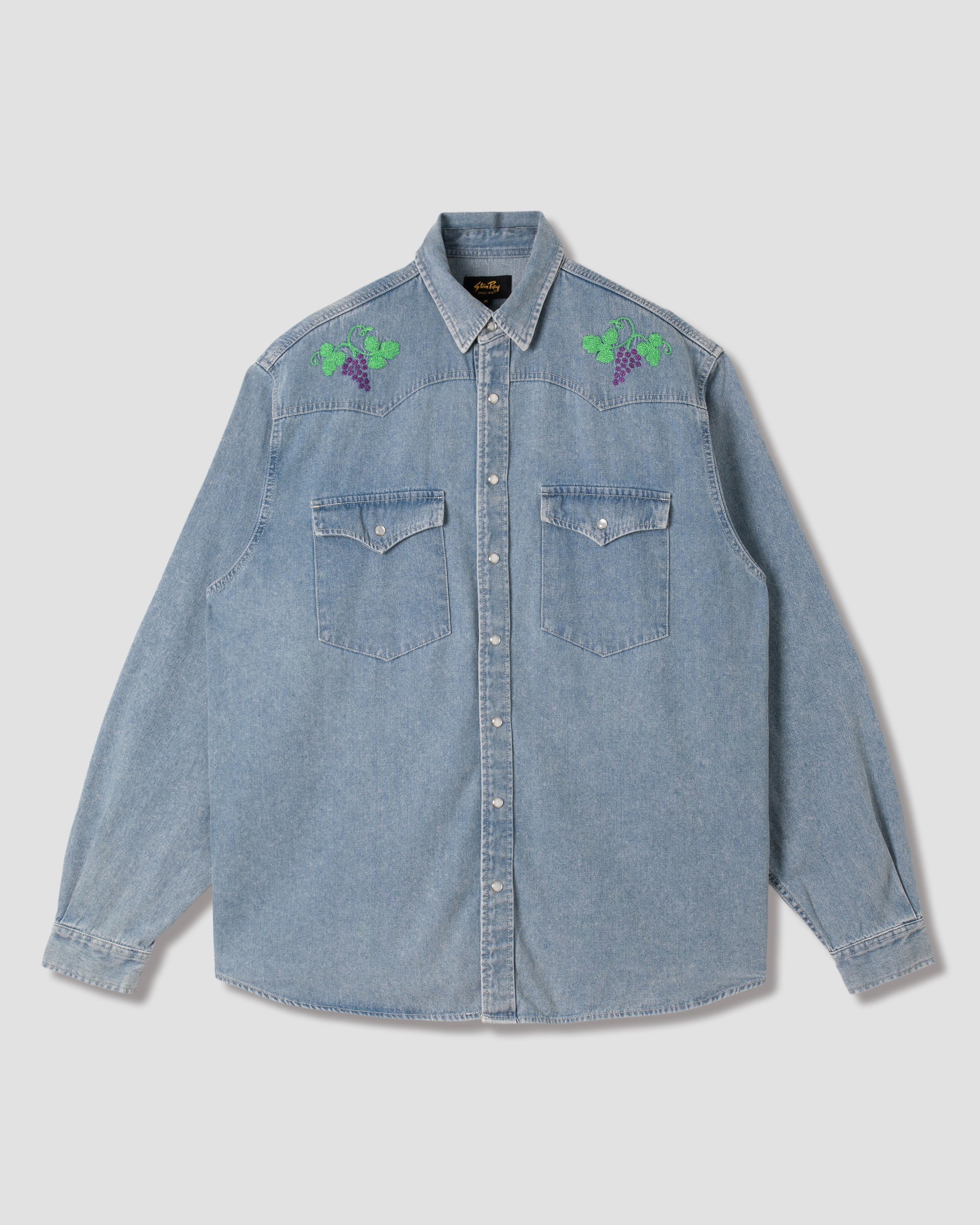 stan-ray-western-shirt-hemd-stonewashed-denim-baumwolle image 1