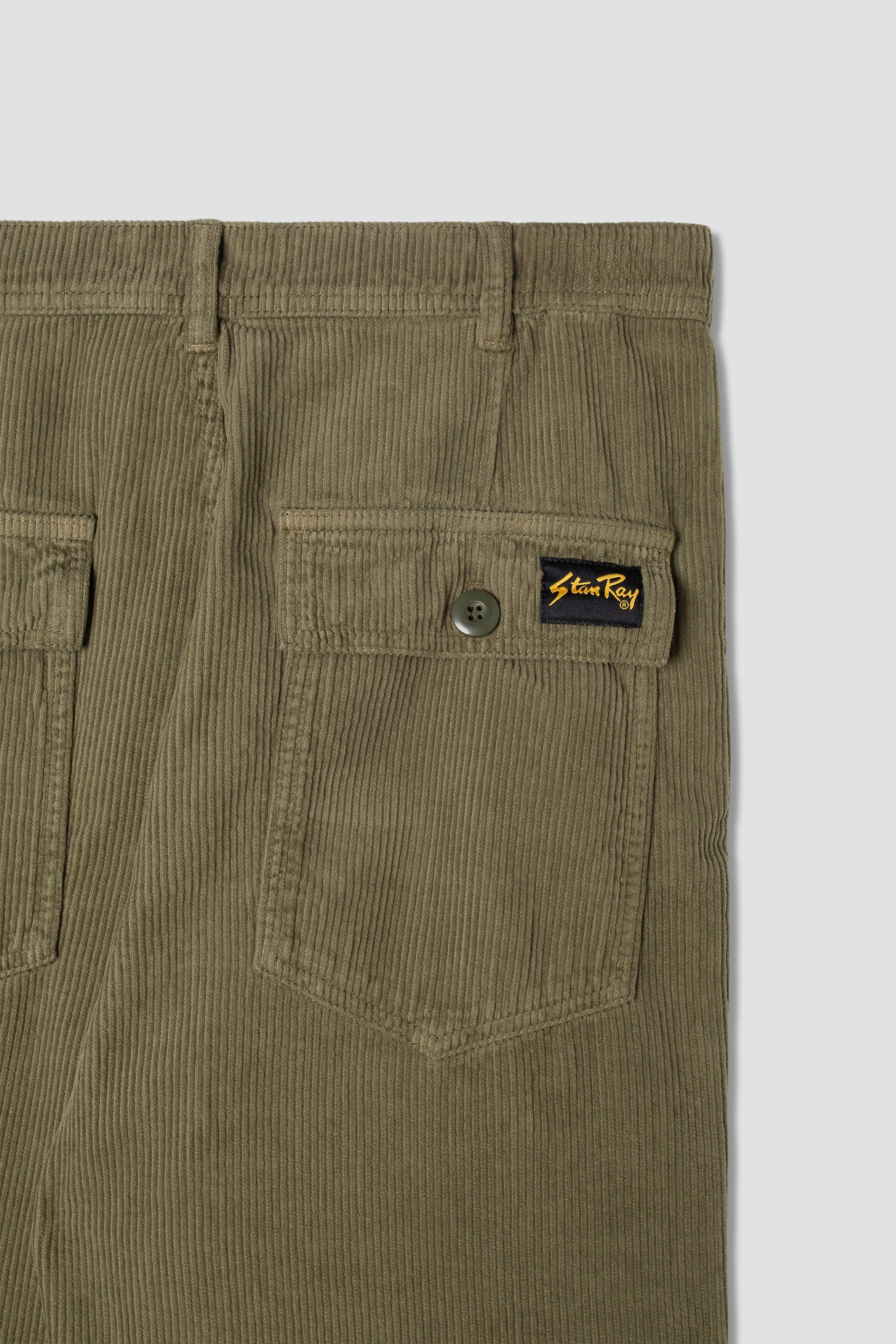 stan-ray-fat-pant-hose-olive-cord-loose-fit image 3