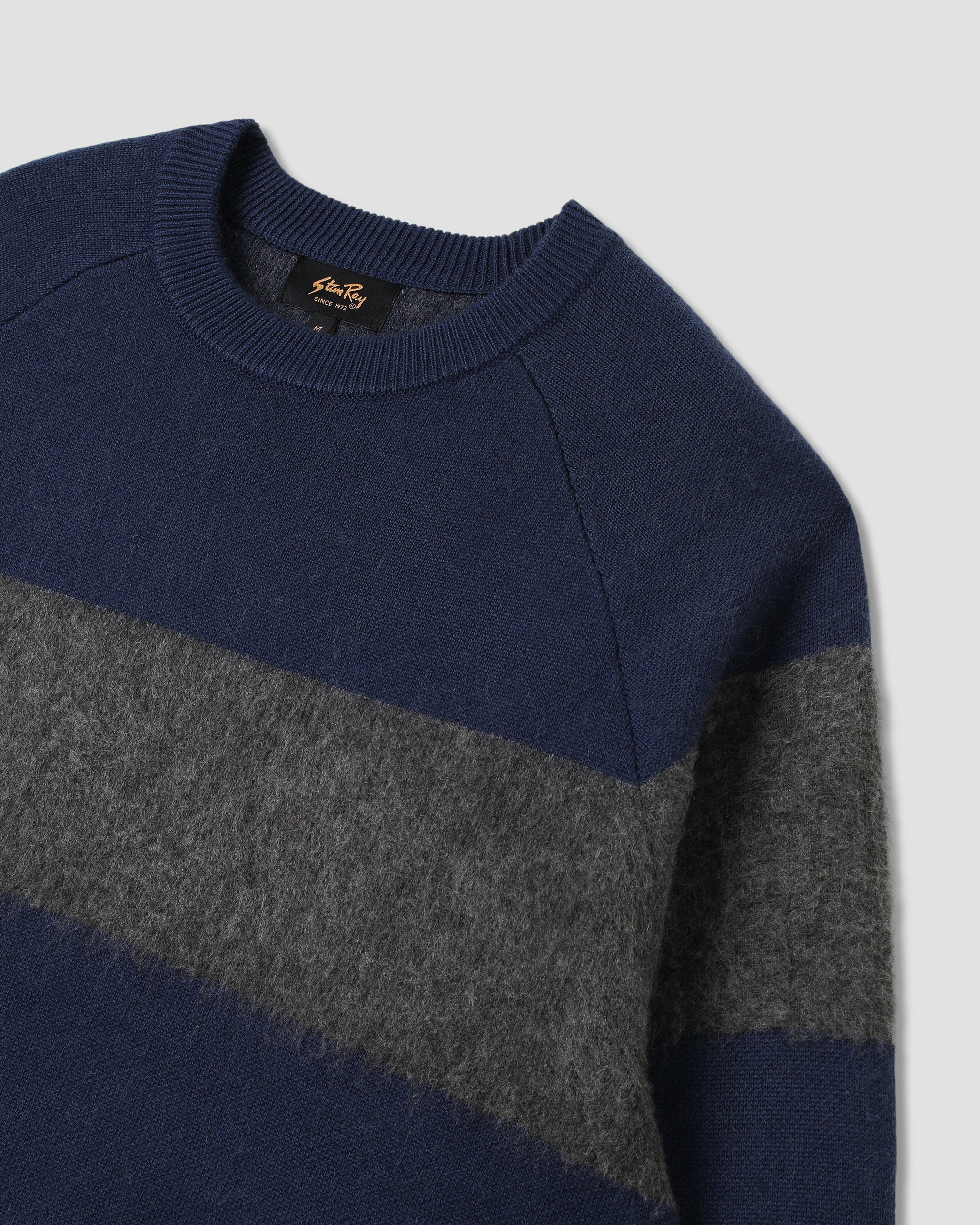 stan-ray-knitted-sweater-pullover-navy-charcoal-wolle image 5