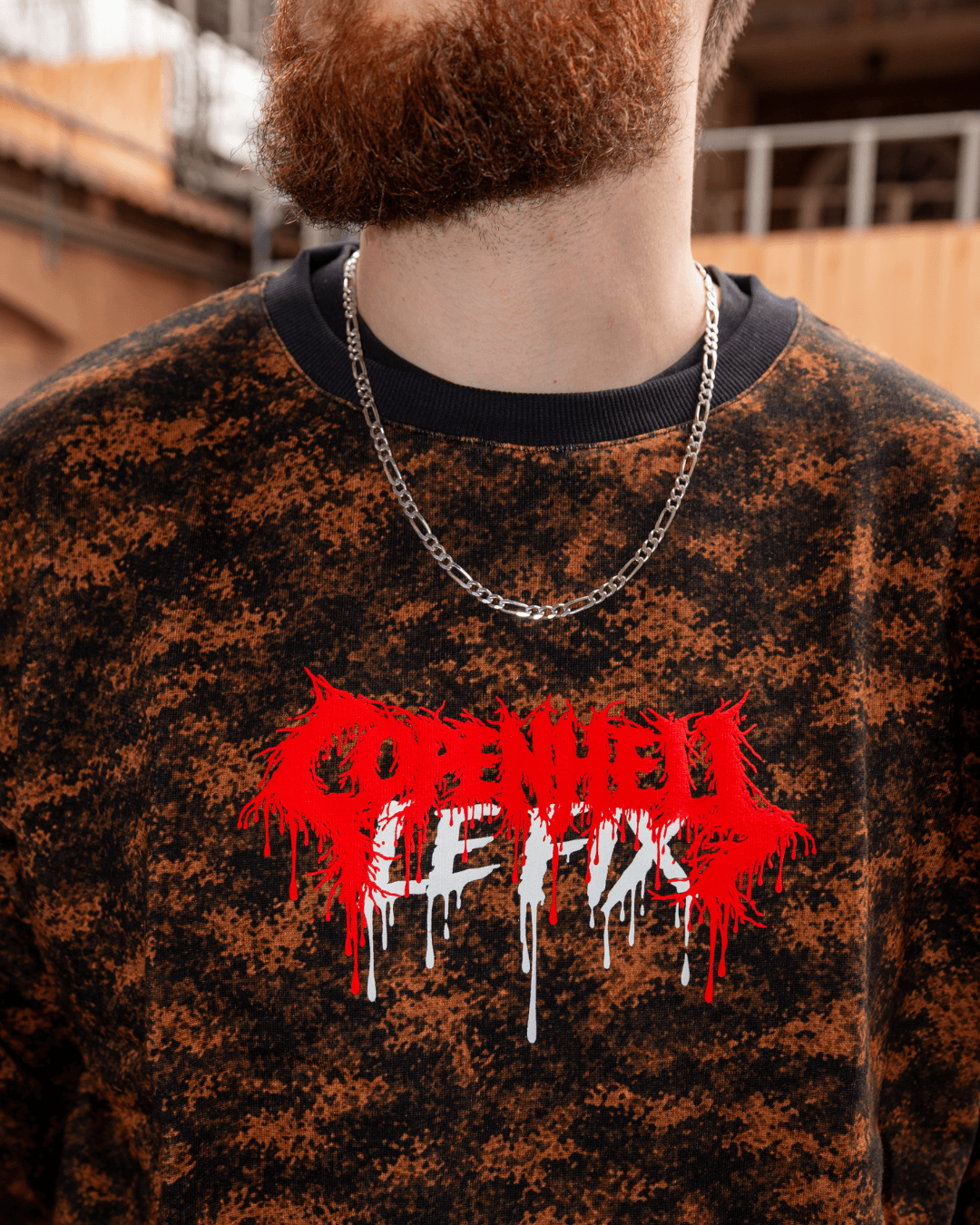 le-fix-sweatshirts-copenhell-crewneck-sweatshirt-camo image 4