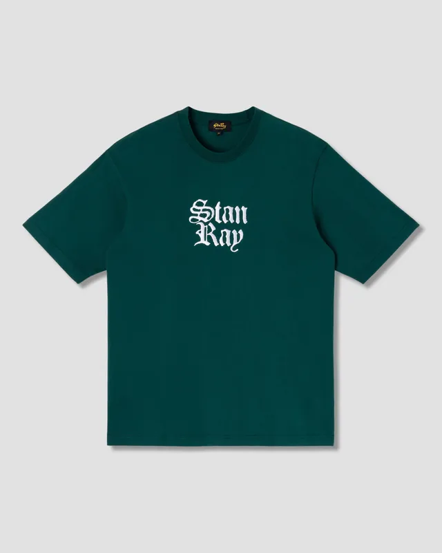 stan-ray-olde-script-t-shirt-botanical-green-220gsm image 1
