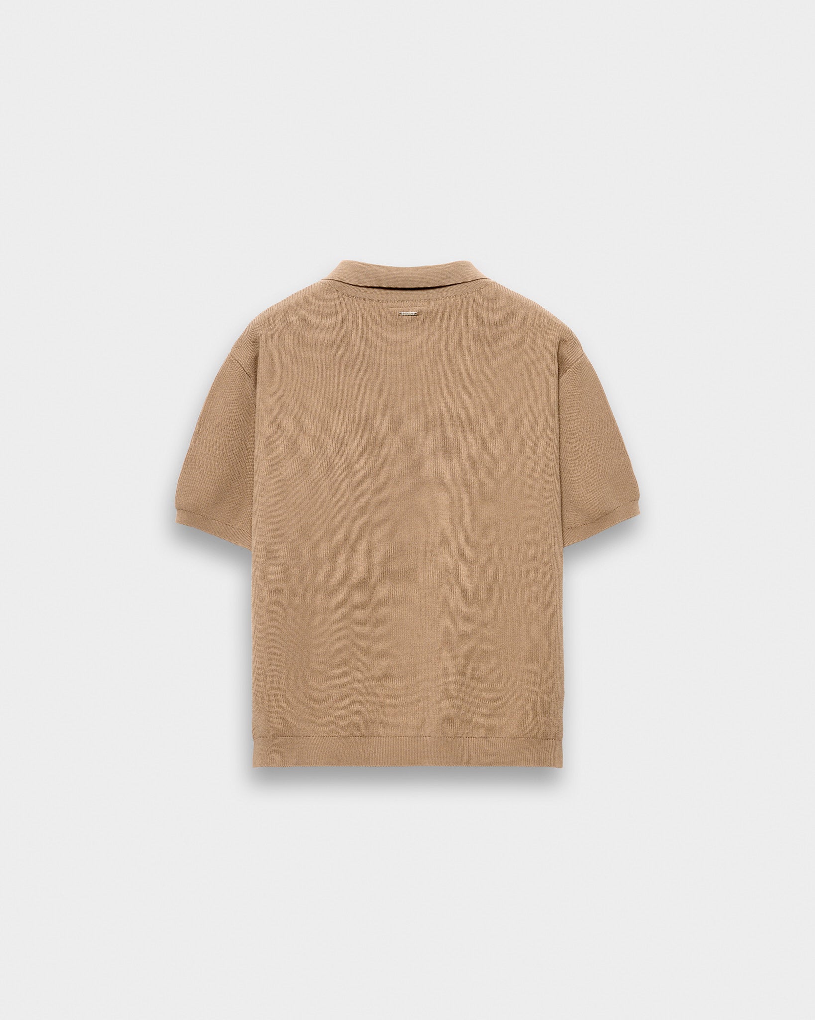 eightyfive-knit-polo-herren-mocha-regular-fit-baumwolle image 2