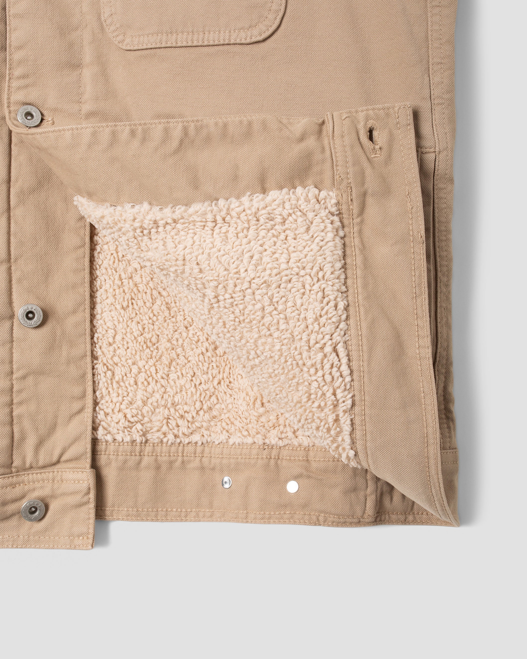 stan-ray-trucker-jacket-khaki-duck-baumwoll-jacke image 6