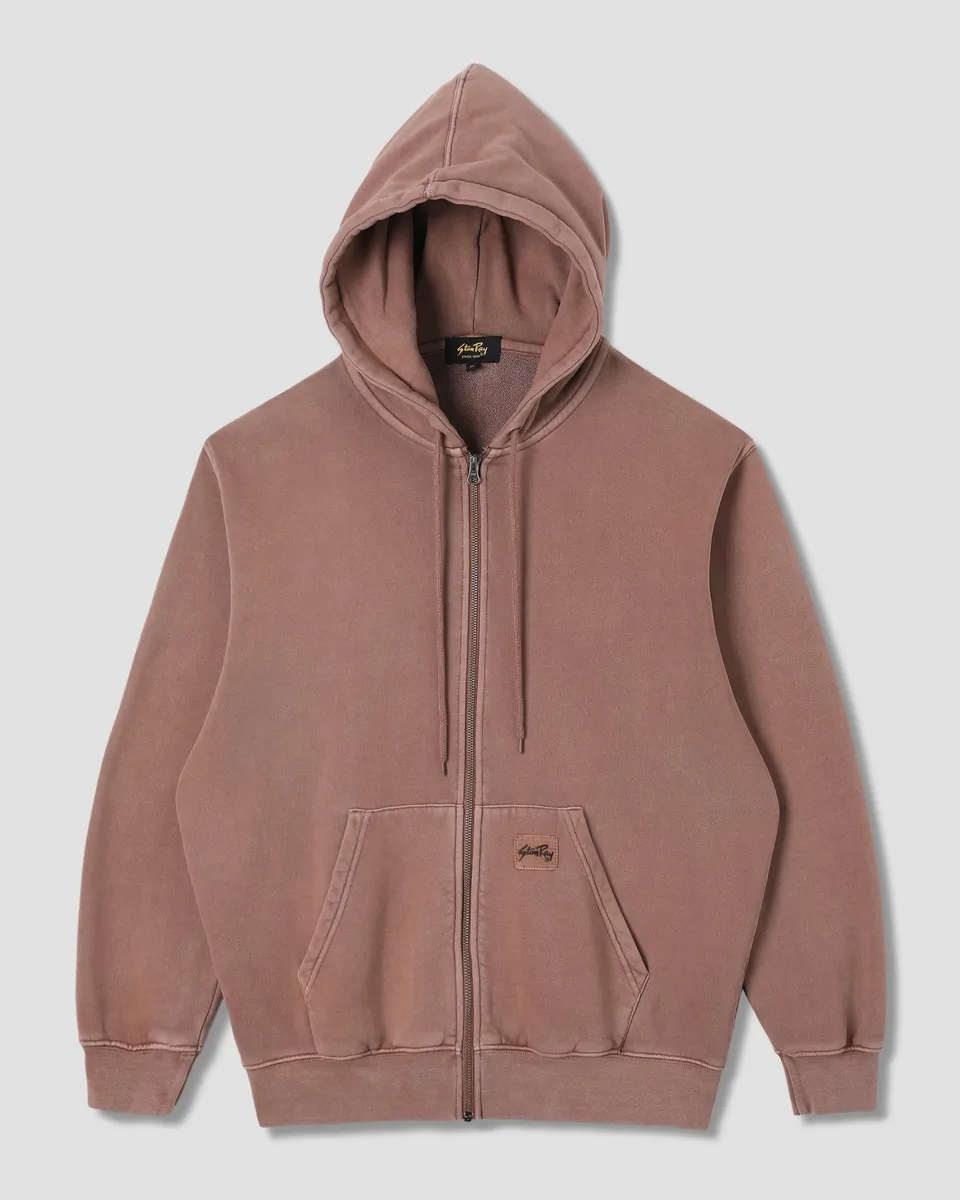 stan-ray-patch-zip-hood-hoodie-washed-acorn-baumwolle image 1