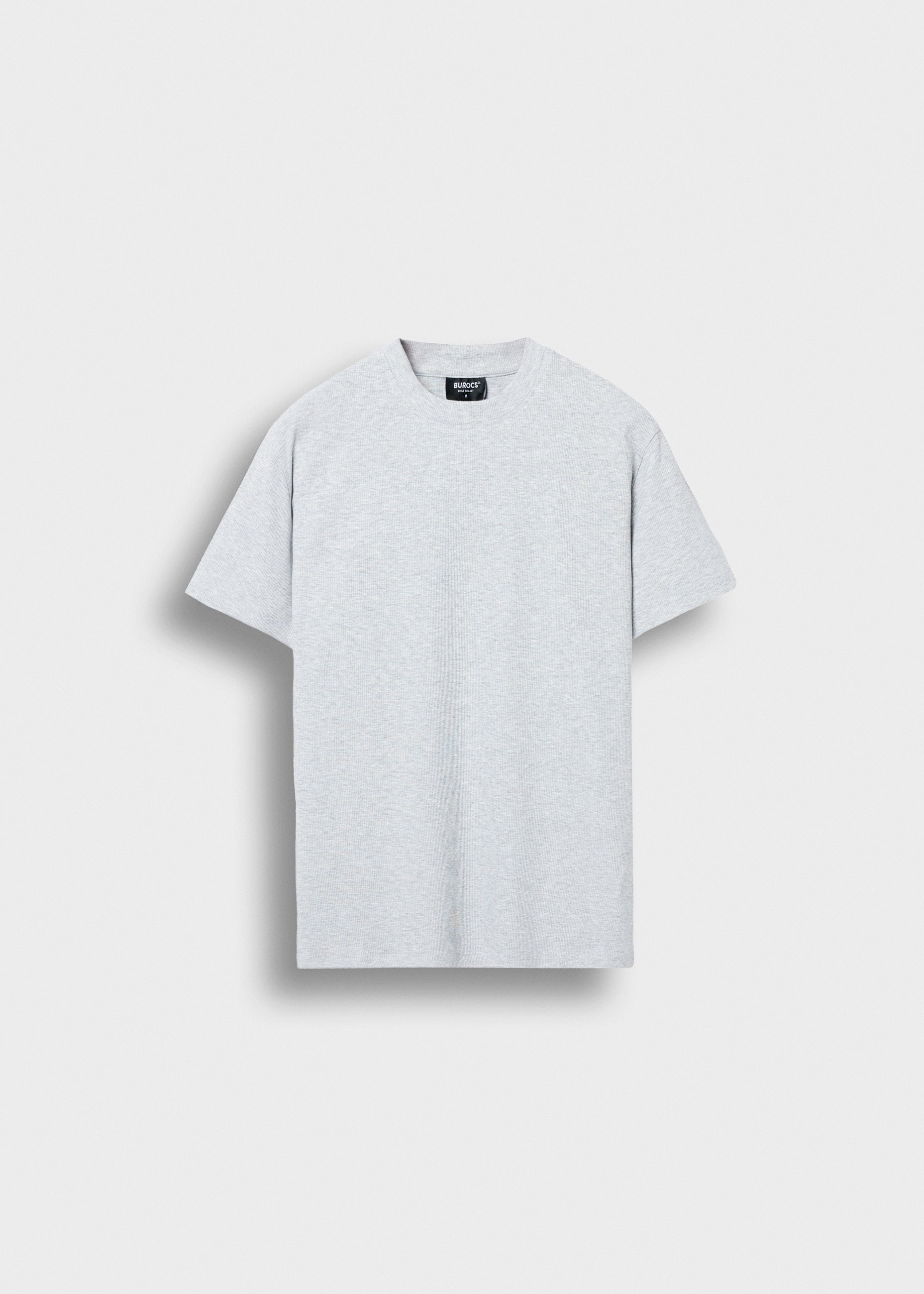 burocs-t-shirts-slim-rib-t-shirt-ash-grey-m-ripp image 1