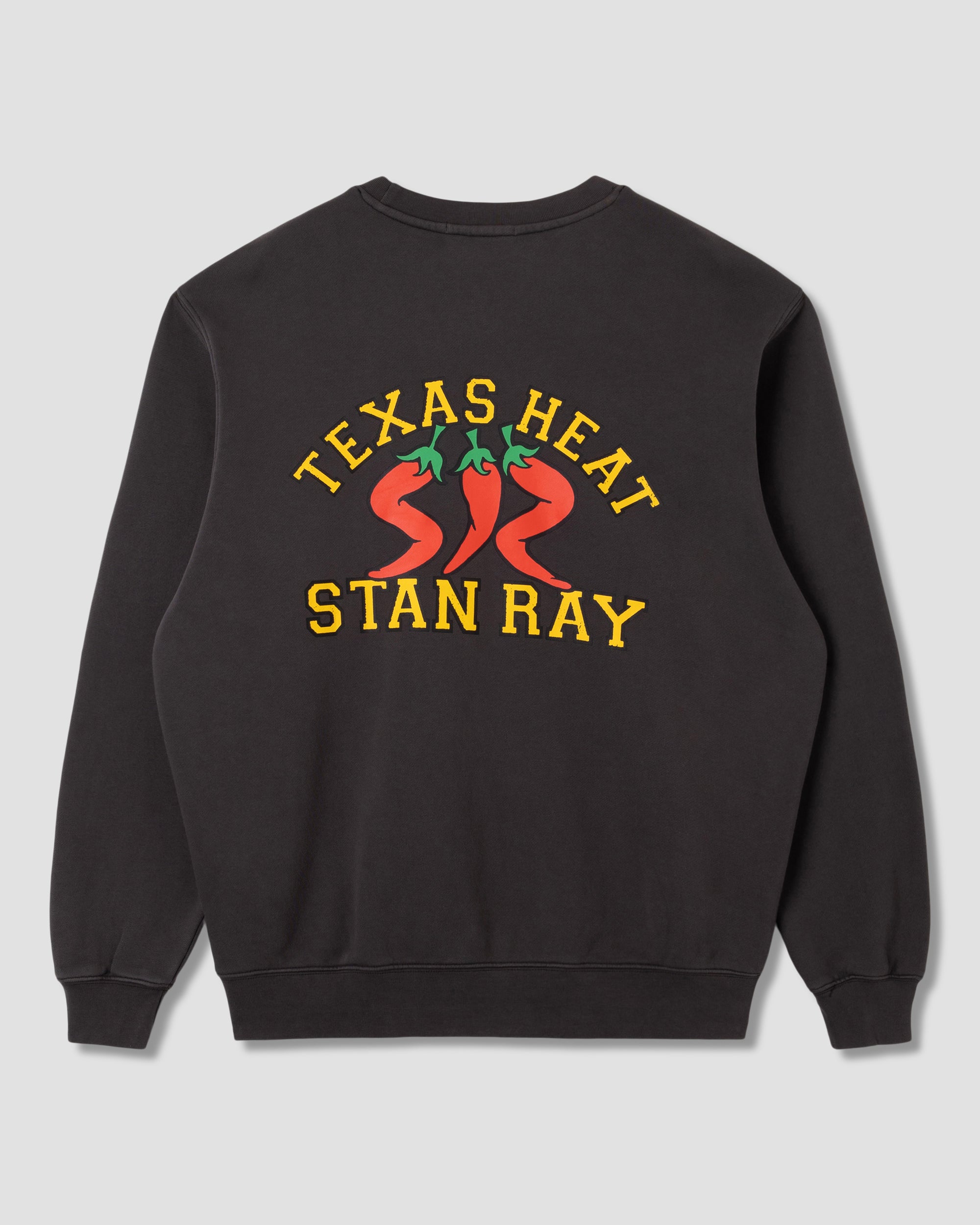 stan-ray-pepper-crew-sweatshirt-raven-black-baumwolle image 5