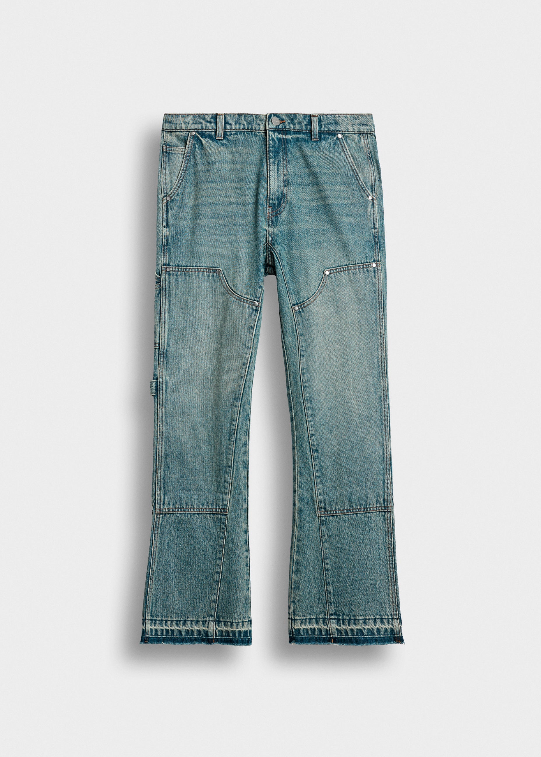 burocs-tony-flared-carpenter-jeans-azure-blue-bootcut image 1