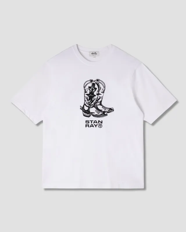 stan-ray-boots-t-shirt-wei-baumwolle image 1