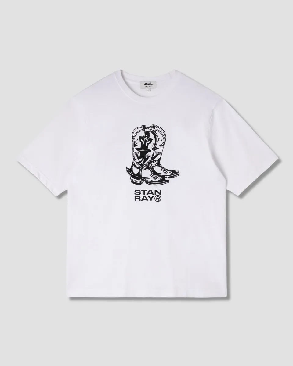 stan-ray-boots-t-shirt-wei-baumwolle image 1