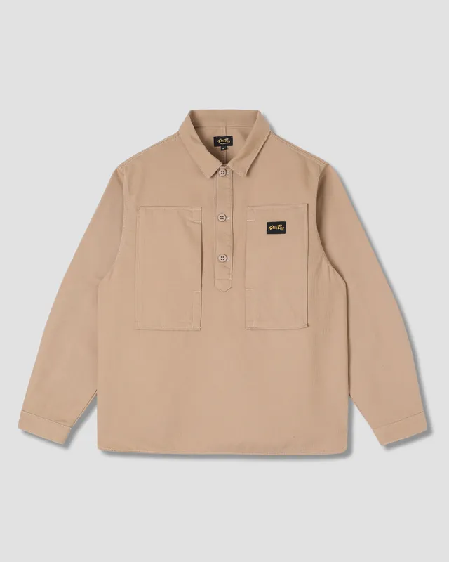 stan-ray-painters-pop-over-hemd-khaki-bedford image 1