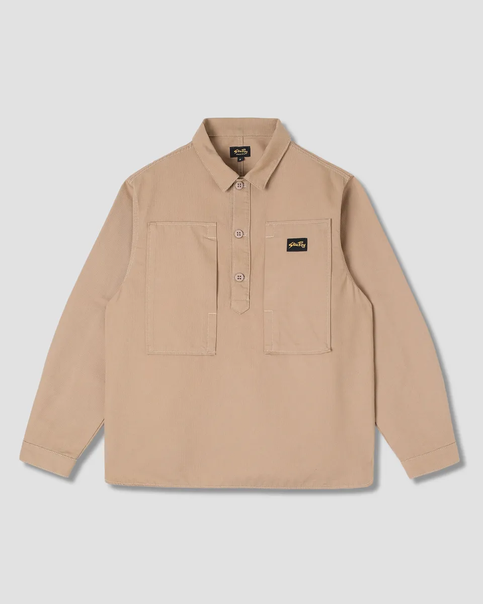 stan-ray-painters-pop-over-hemd-khaki-bedford image 1