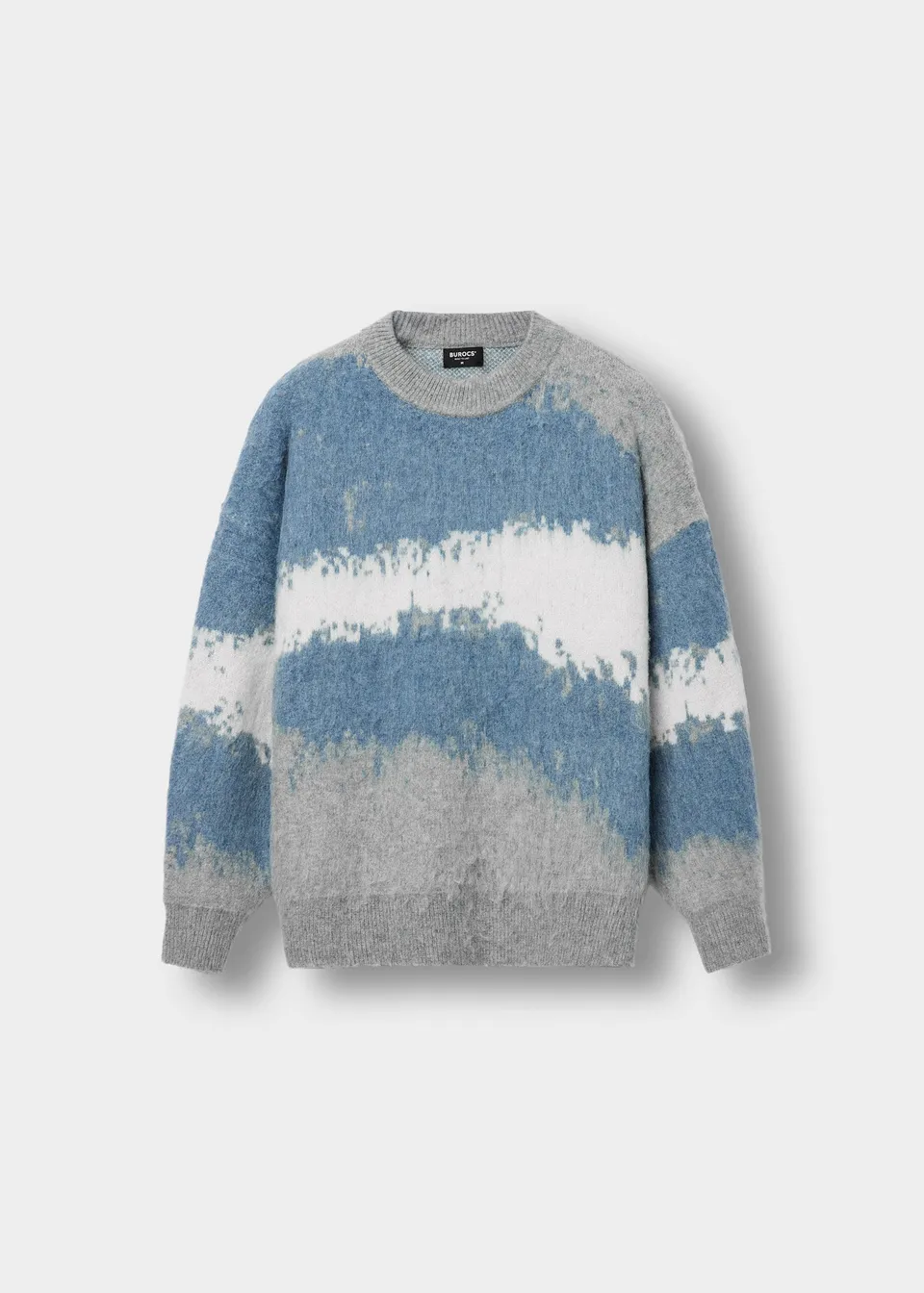 burocs-hairy-cloudtrace-knit-sweater-blau-oversize image 1