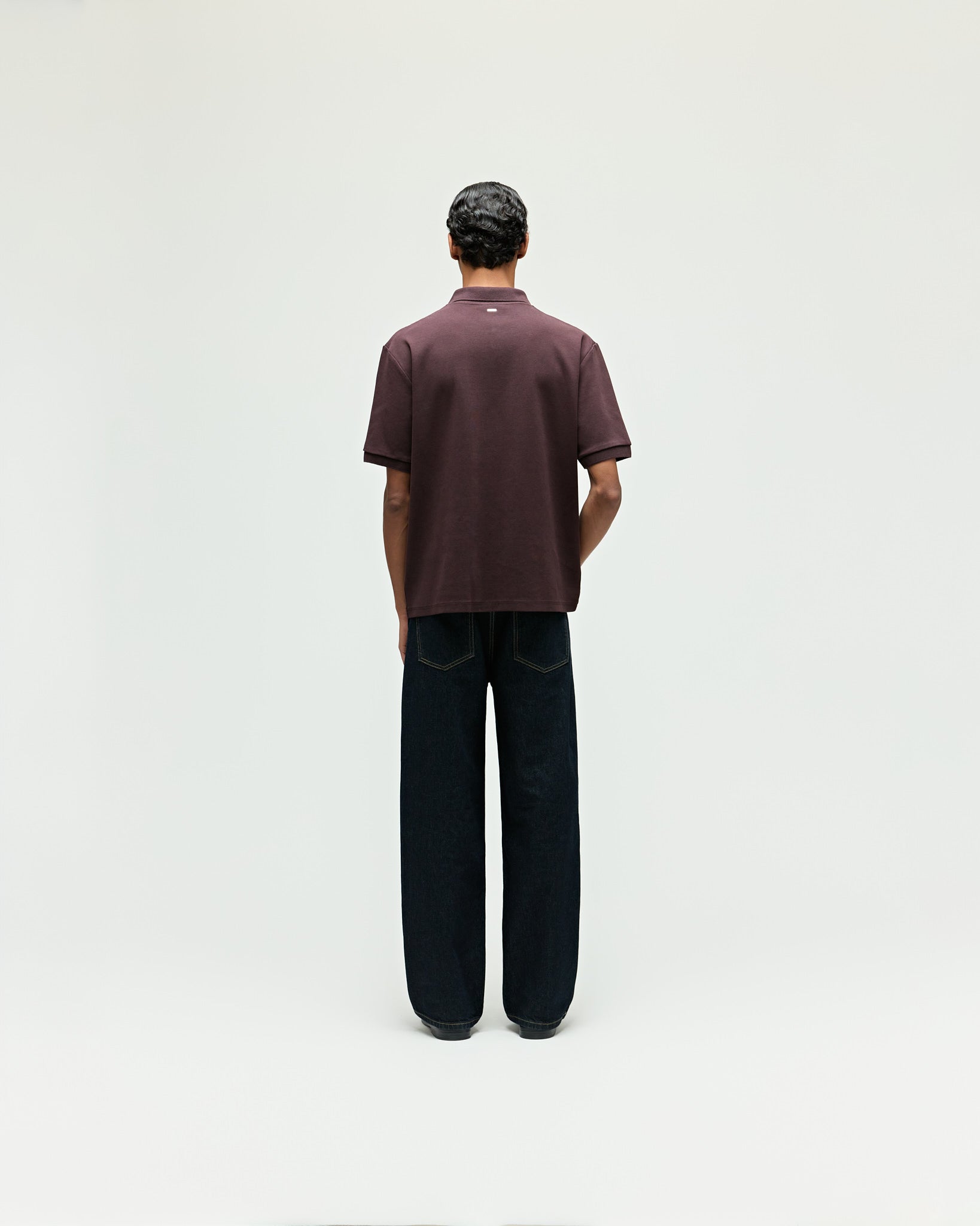 eightyfive-tops-interlock-poloshirt-chocolate-brown-regular image 5