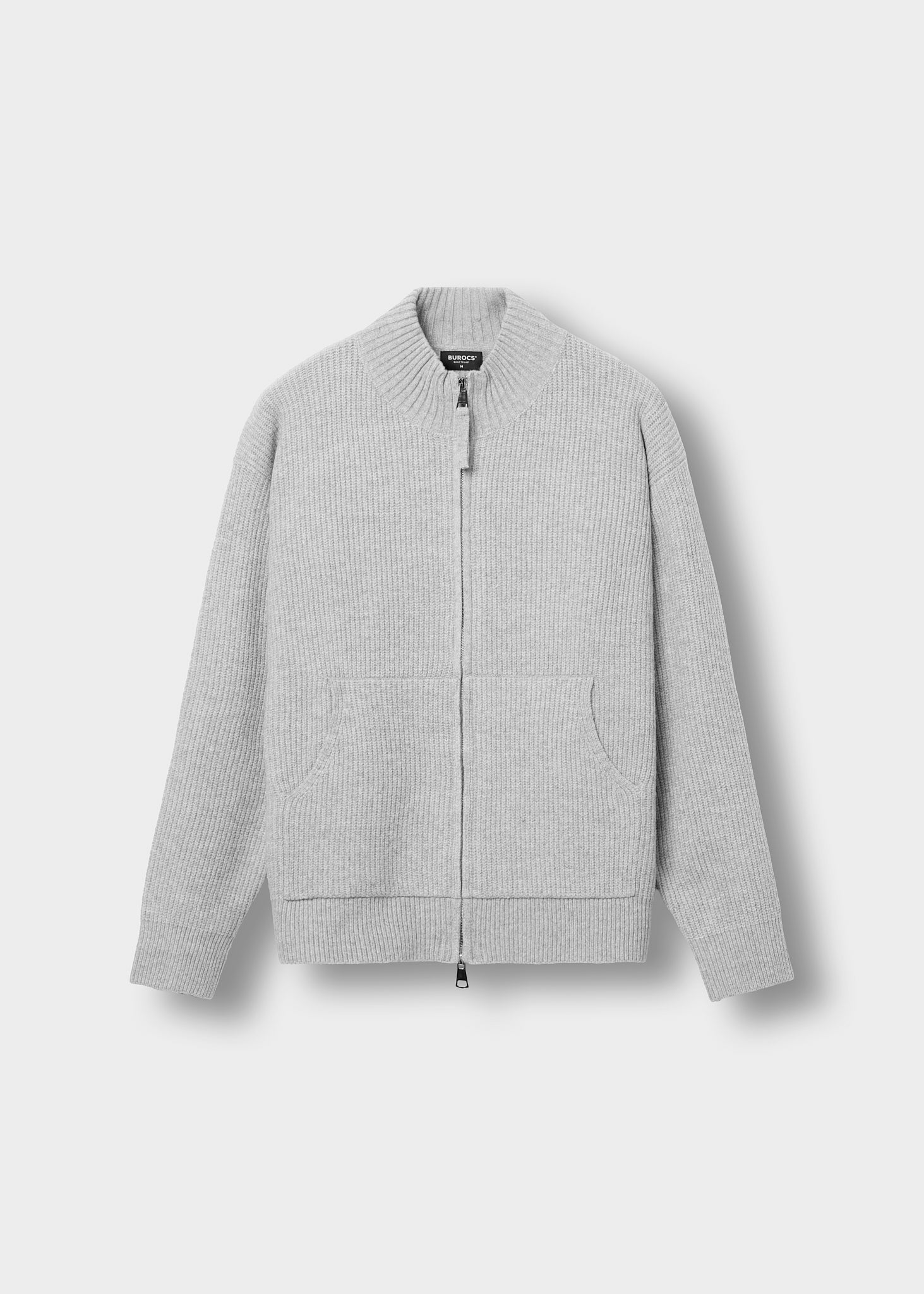 burocs-kangaroo-zip-cardigan-grey-m-mit-taschen image 4