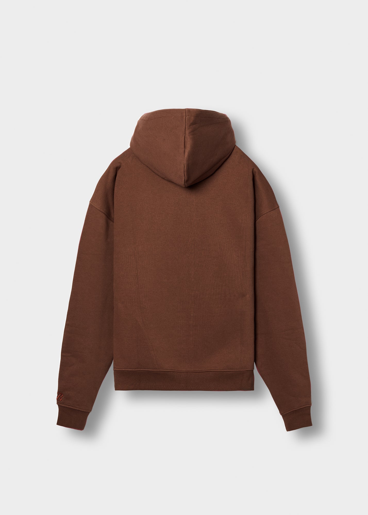 burocs-hoodies-basic-hoodie-chocolate-brown-oversize image 2