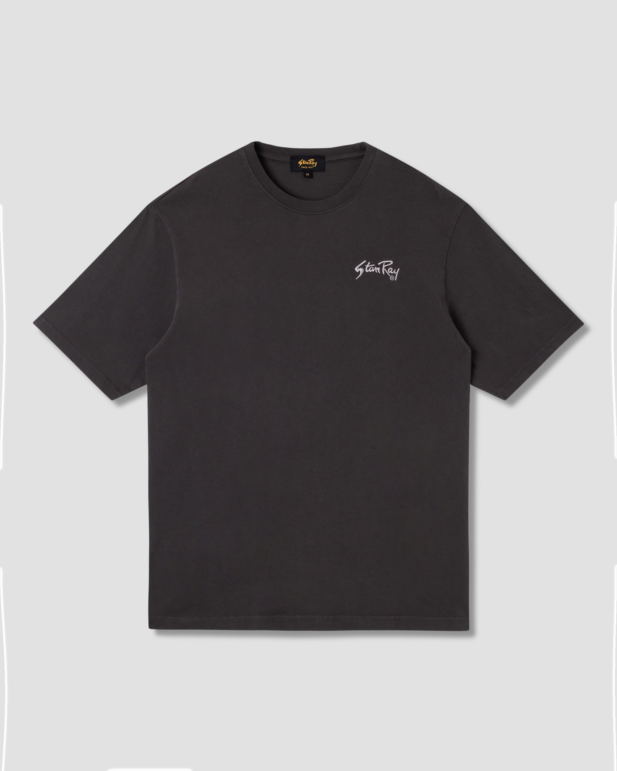 stan-ray-tees-emb-tee-t-shirt-raven-black-baumwolle image 1
