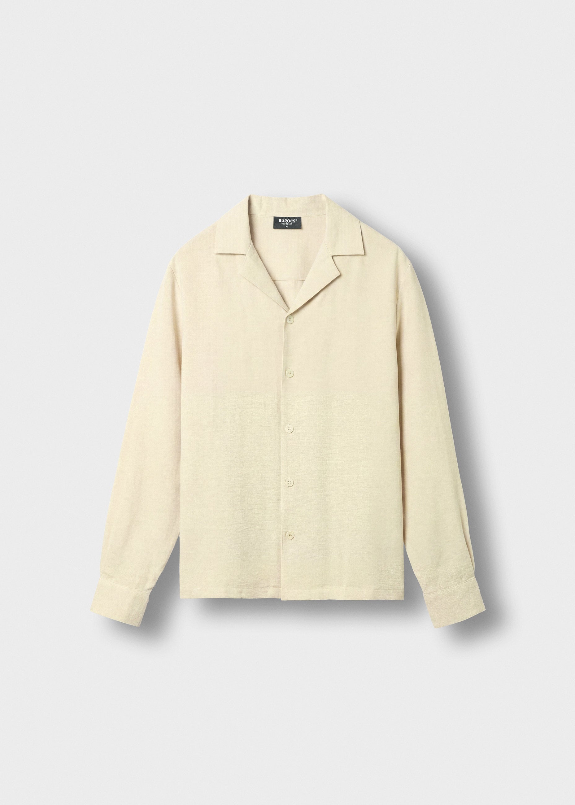 burocs-shirts-linen-look-hemd-beige-m-regular-fit image 1