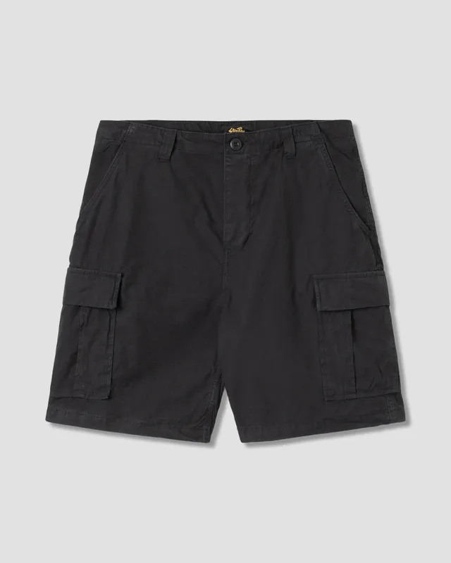 stan-ray-cargo-short-shorts-black-ripstop-loose-fit image 1