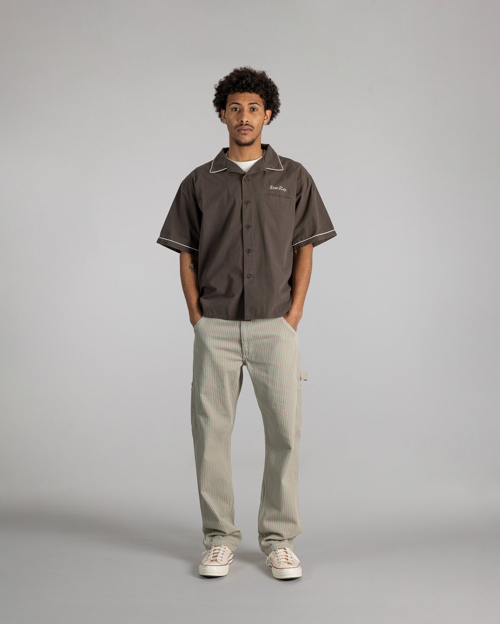 stan-ray-shirts-bowling-shirt-hemd-schwarz-kurzarm image 8