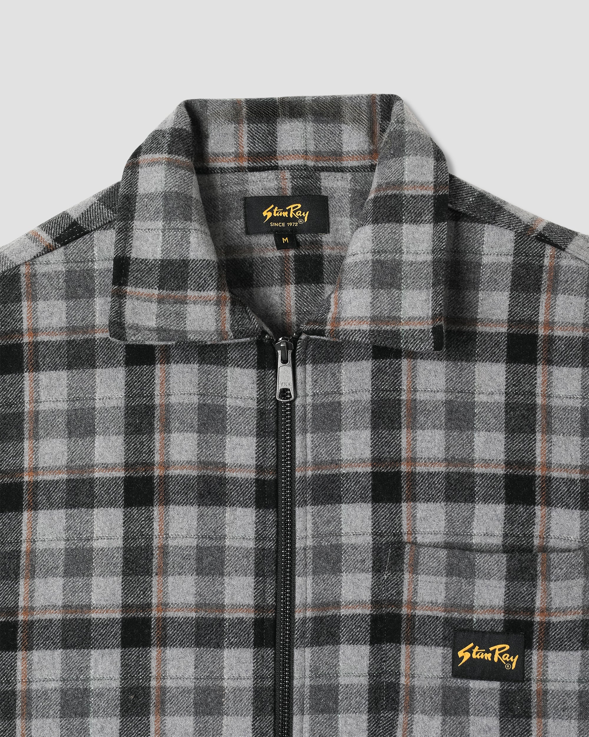 stan-ray-zip-shirt-hemdjacke-charcoal-plaid-flanell image 4