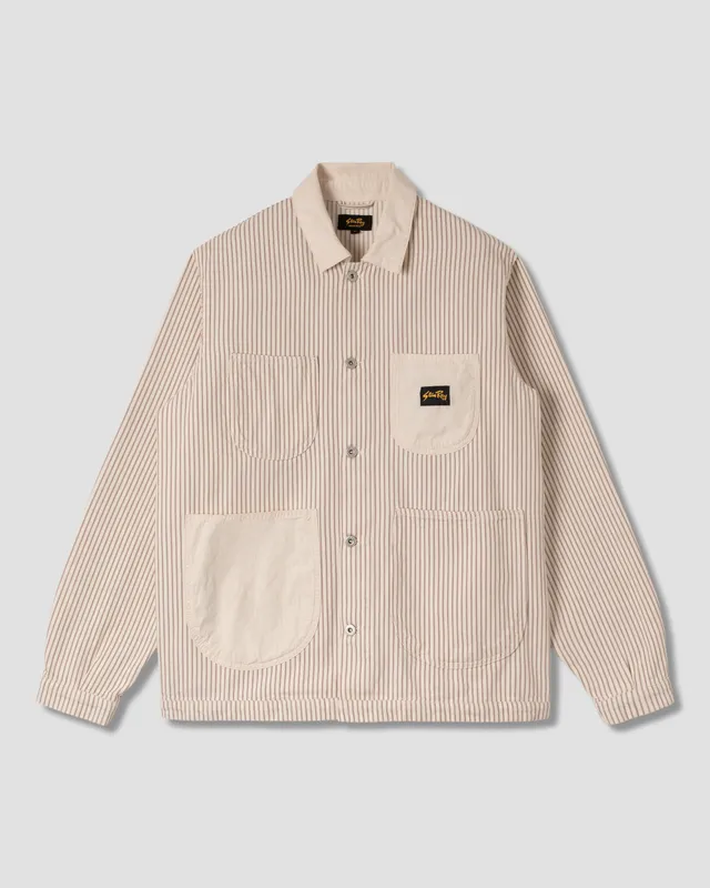stan-ray-coverall-jacket-arbeitsjacke-hickory-mix image 1